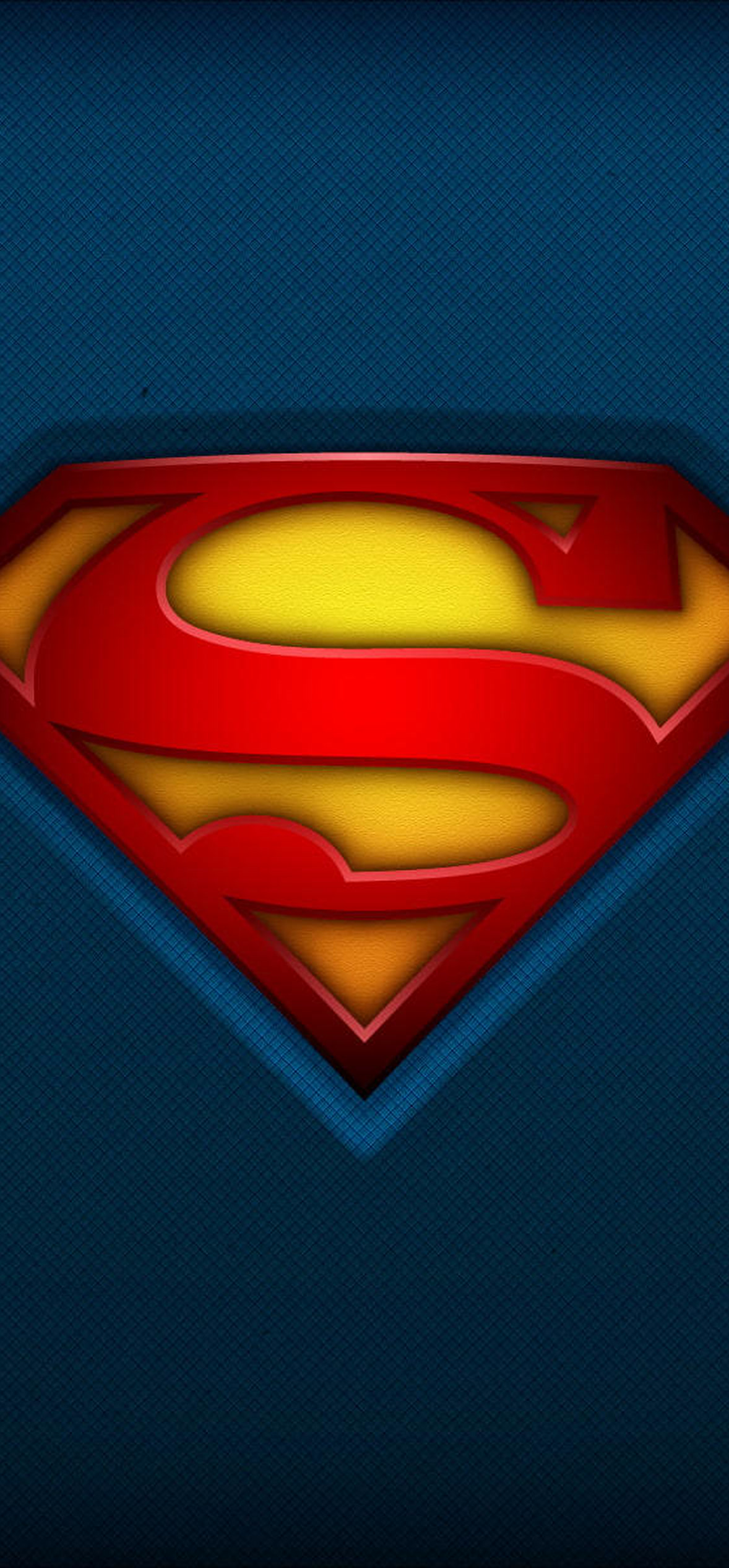 Debossed Full Color Superman Logo Hzcvfnzicsmcim Wallpaper