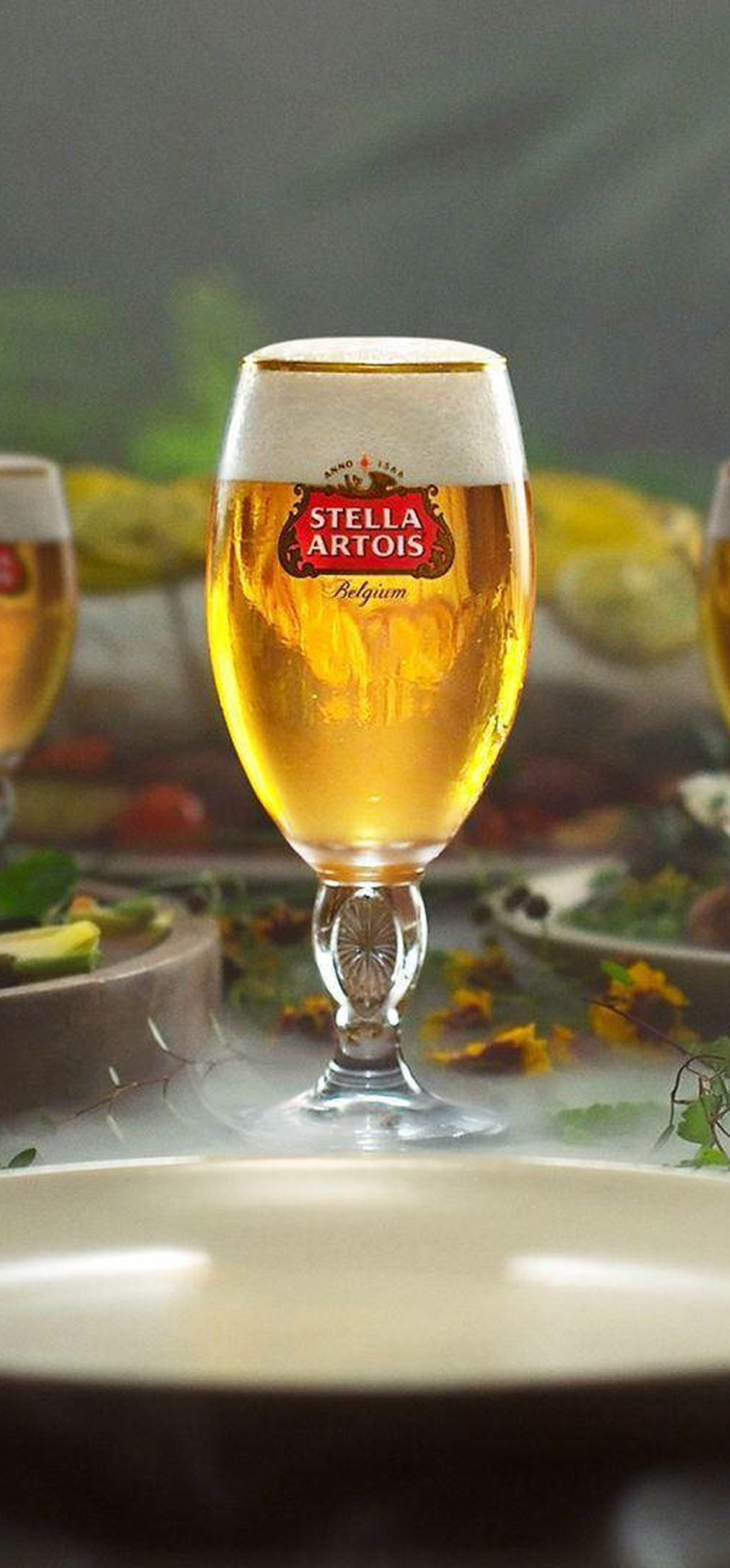 king on the table stella artois beer