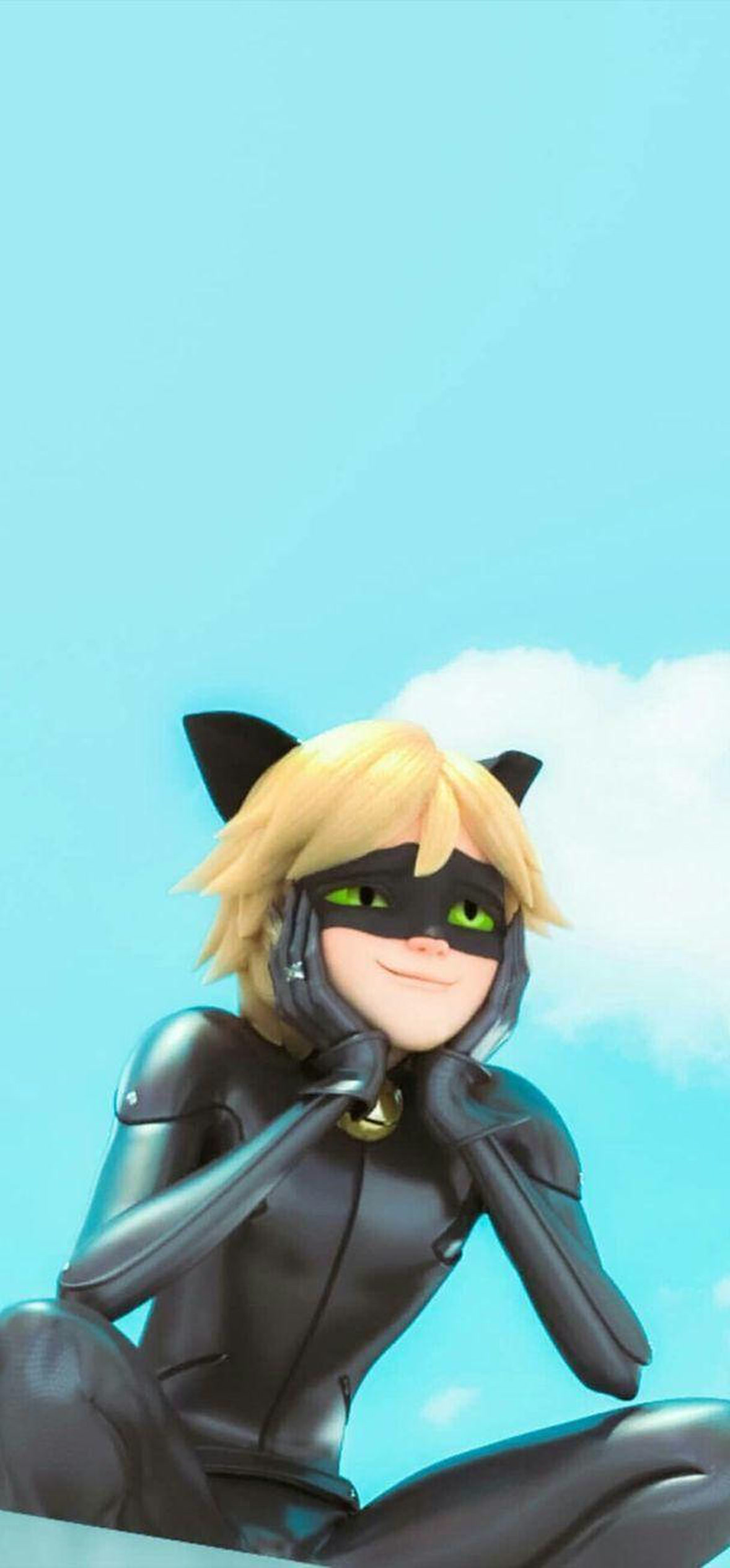 Ladybug And Cat Noir Adrien Looking At Sky Wvpuqtunvwk Wallpaper
