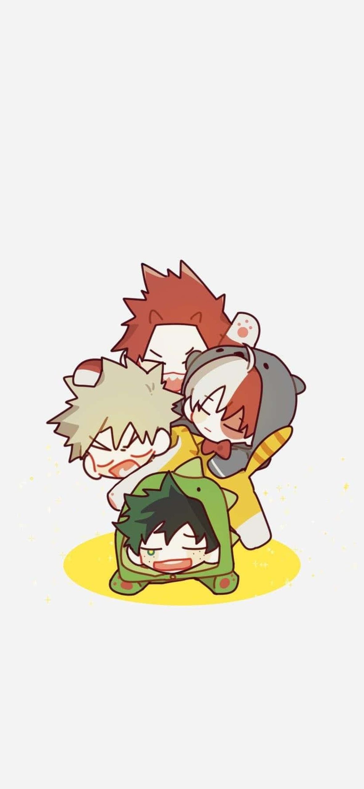 Deku and Todoroki strive to become powerful superheroes in My Hero Academia – Ultra HD iPhone 18 Superhero Wallpapers