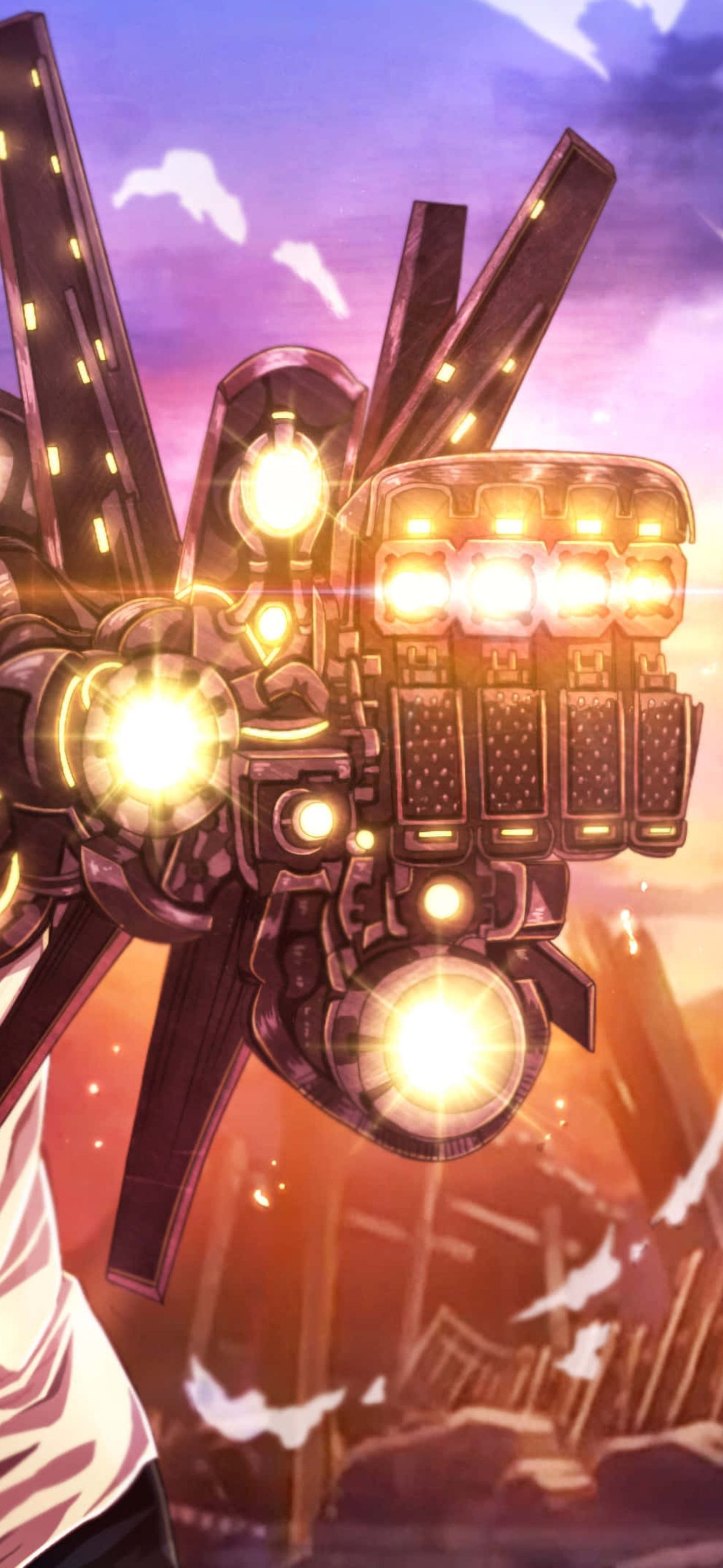 The ferocious Genos in action mode – Ultra HD iPhone 18 Superhero Wallpapers The ferocious Genos in action mode – Ultra HD iPhone 18 Superhero Wallpapers