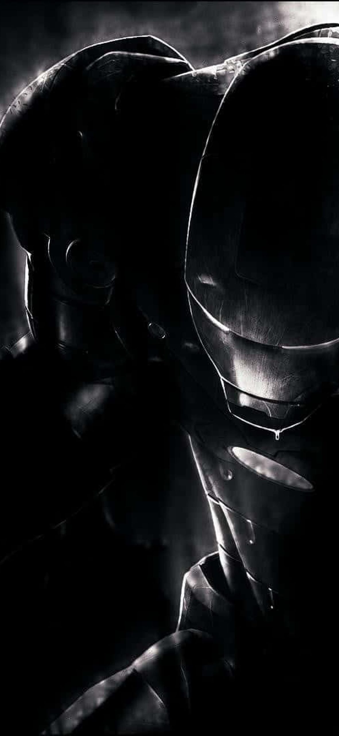 Marvel Black And White Iron Man Charging Up – Ultra HD iPhone 18 Superhero Wallpapers