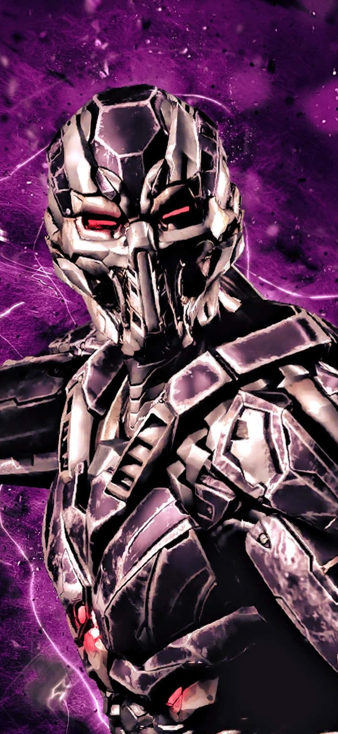 Mortal Kombat Triborg in Action – Ultra HD iPhone 18 Superhero Wallpapers