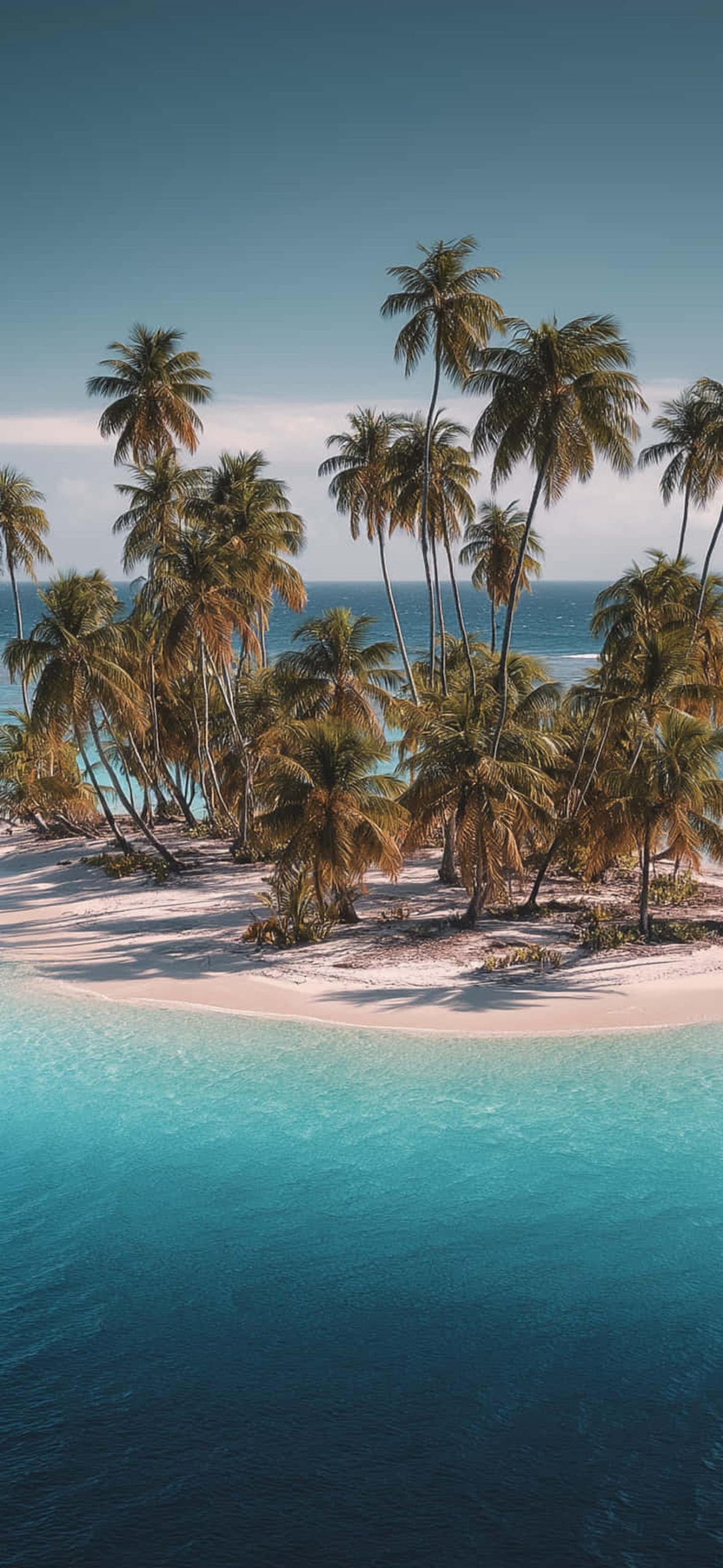 Stunning Tropical Retreat With Sailboat In Ocean – Ultra HD iPhone 18 Landscape Wallpapers