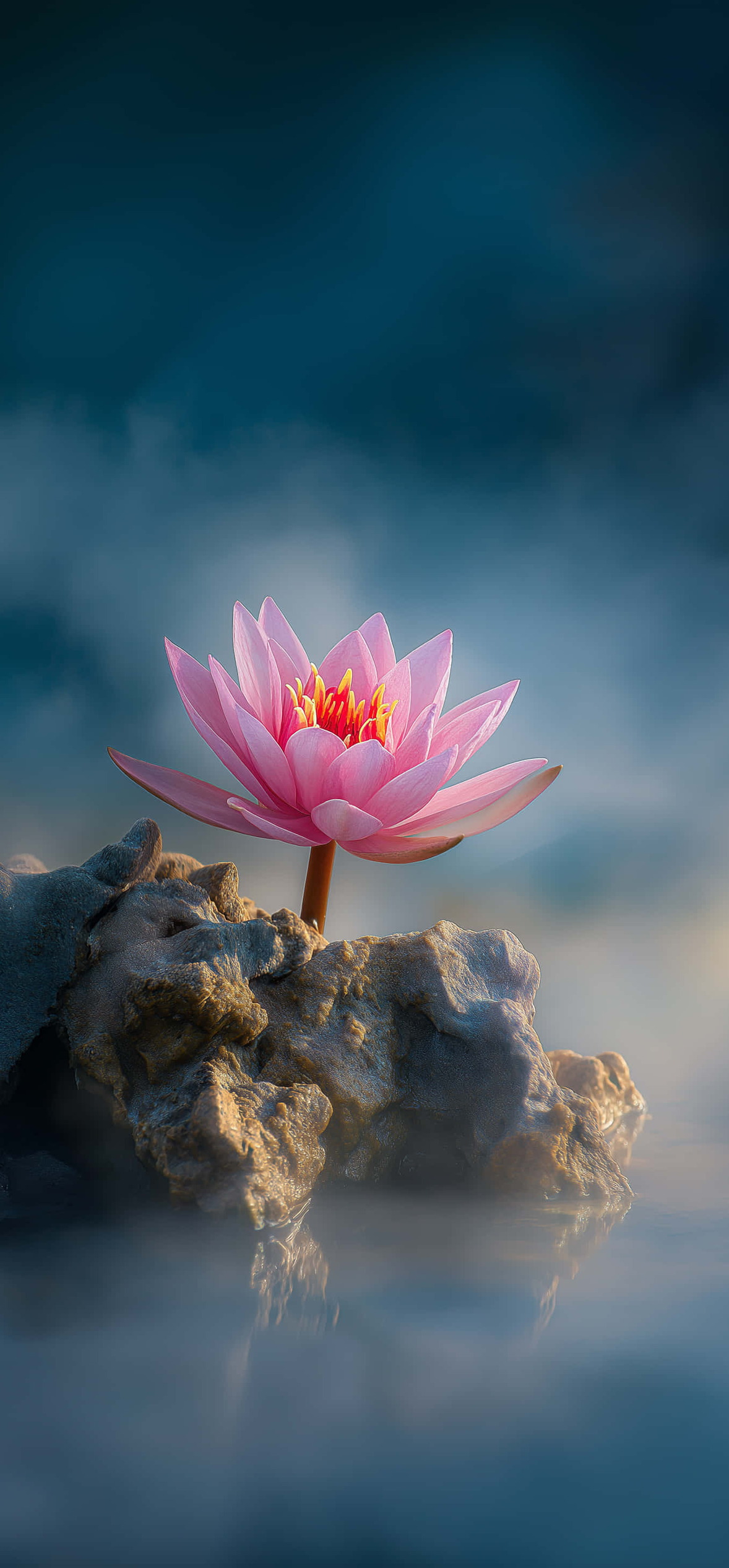Serene Pink Lotus Flower at Dawn – Ultra HD iPhone 18 Nature Wallpapers