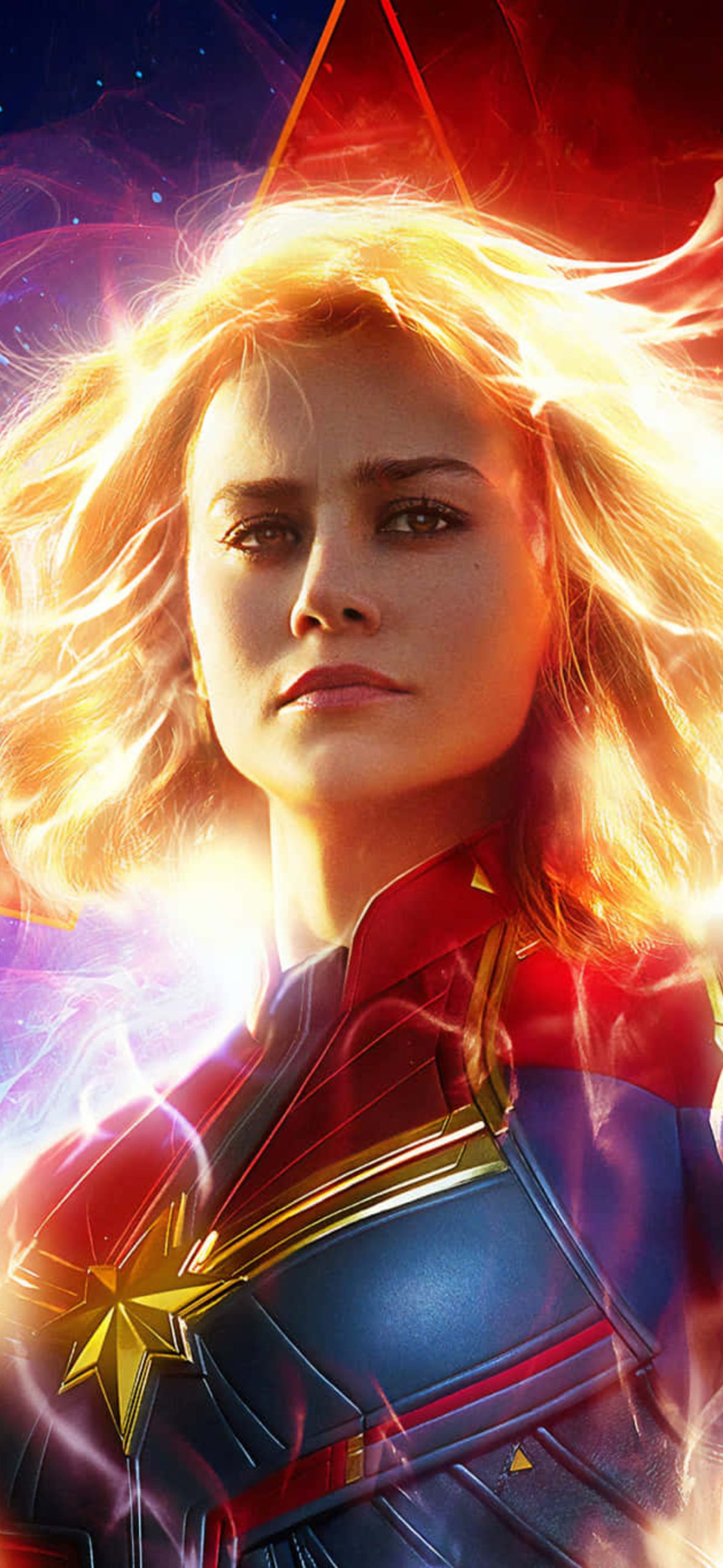 Captain Marvel 3D Superhero Wallpaper