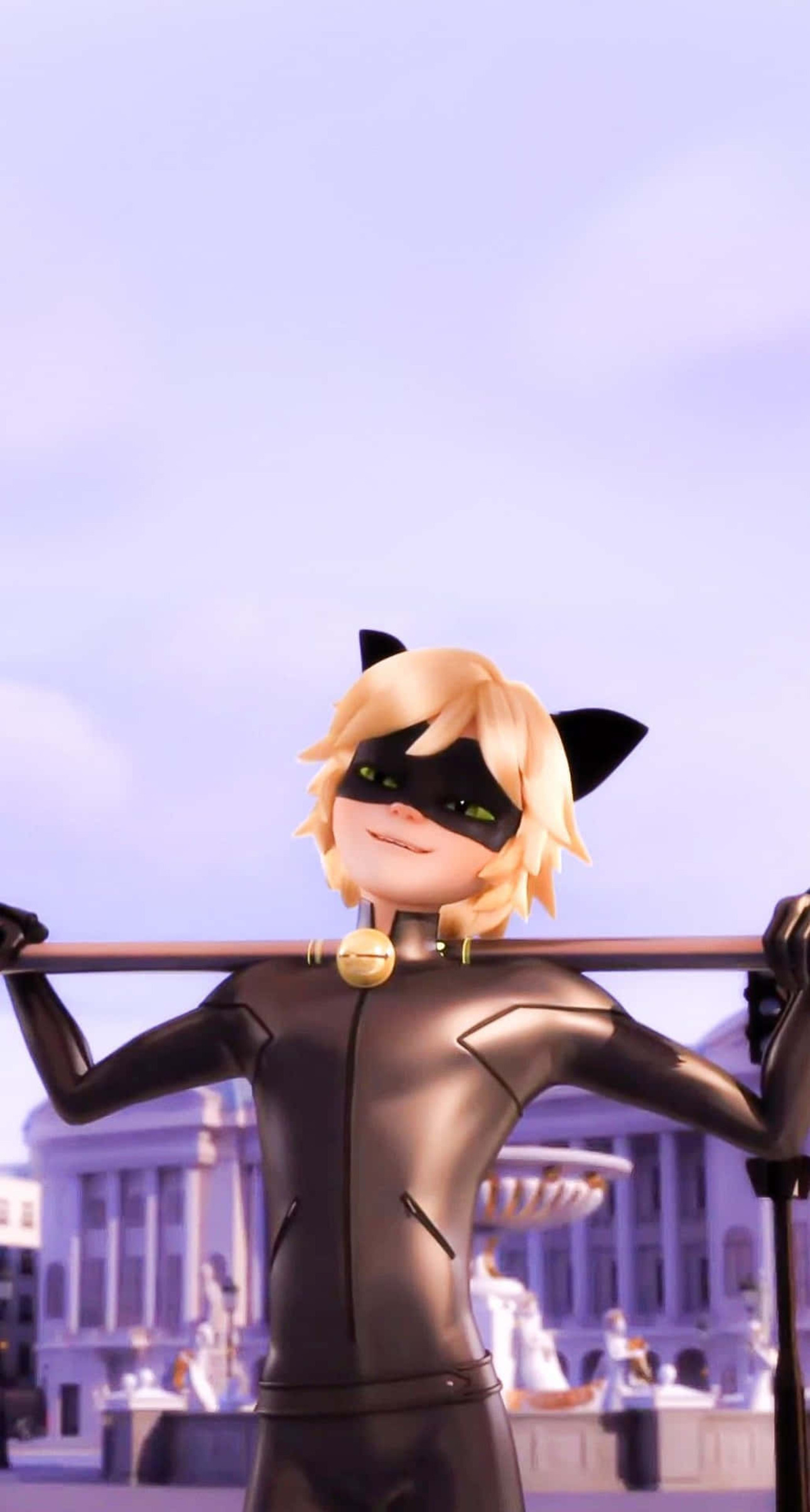 Chat Noir Superhero Wallpaper