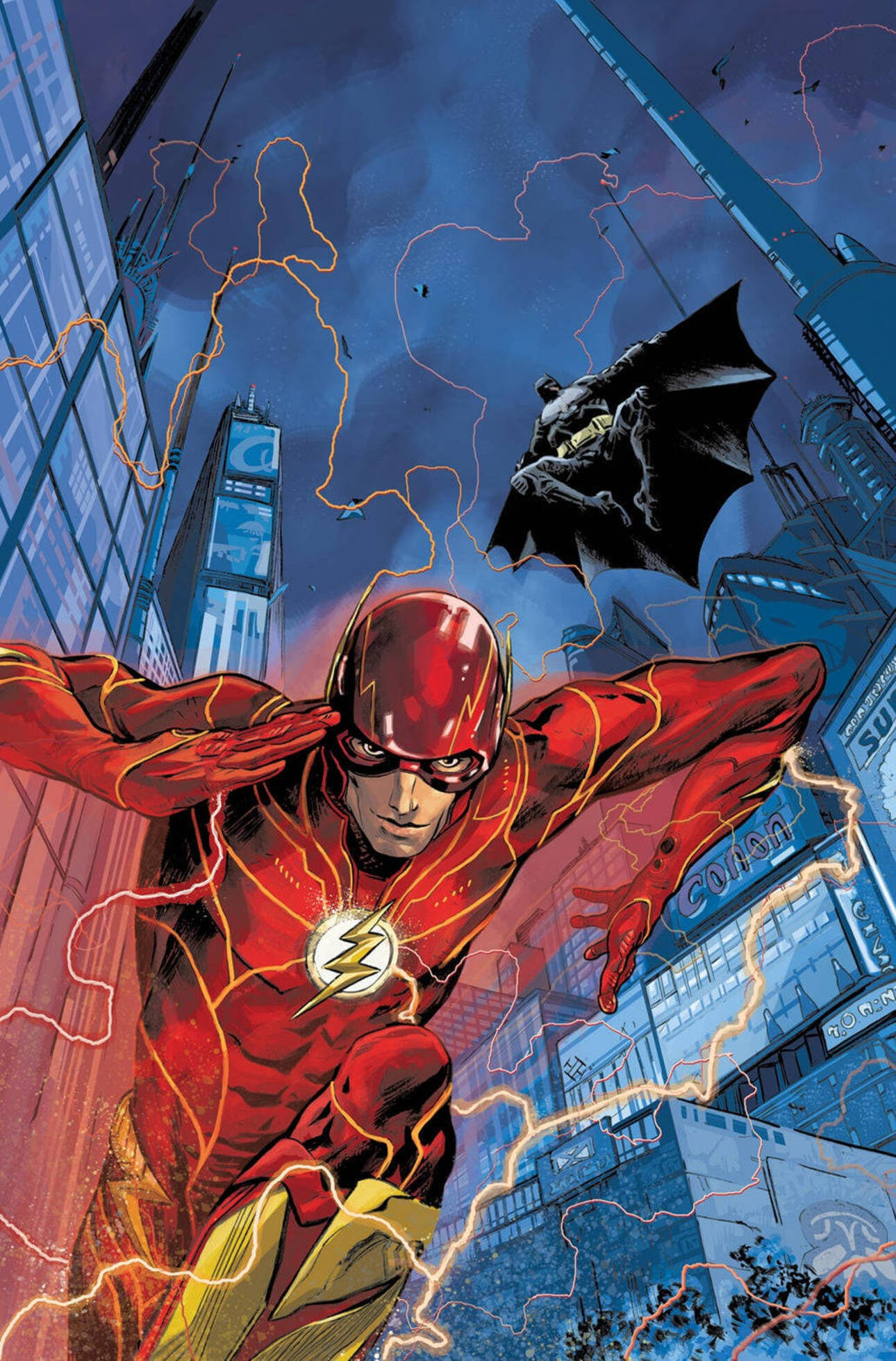 The Flash And Batman Superhero Wallpaper