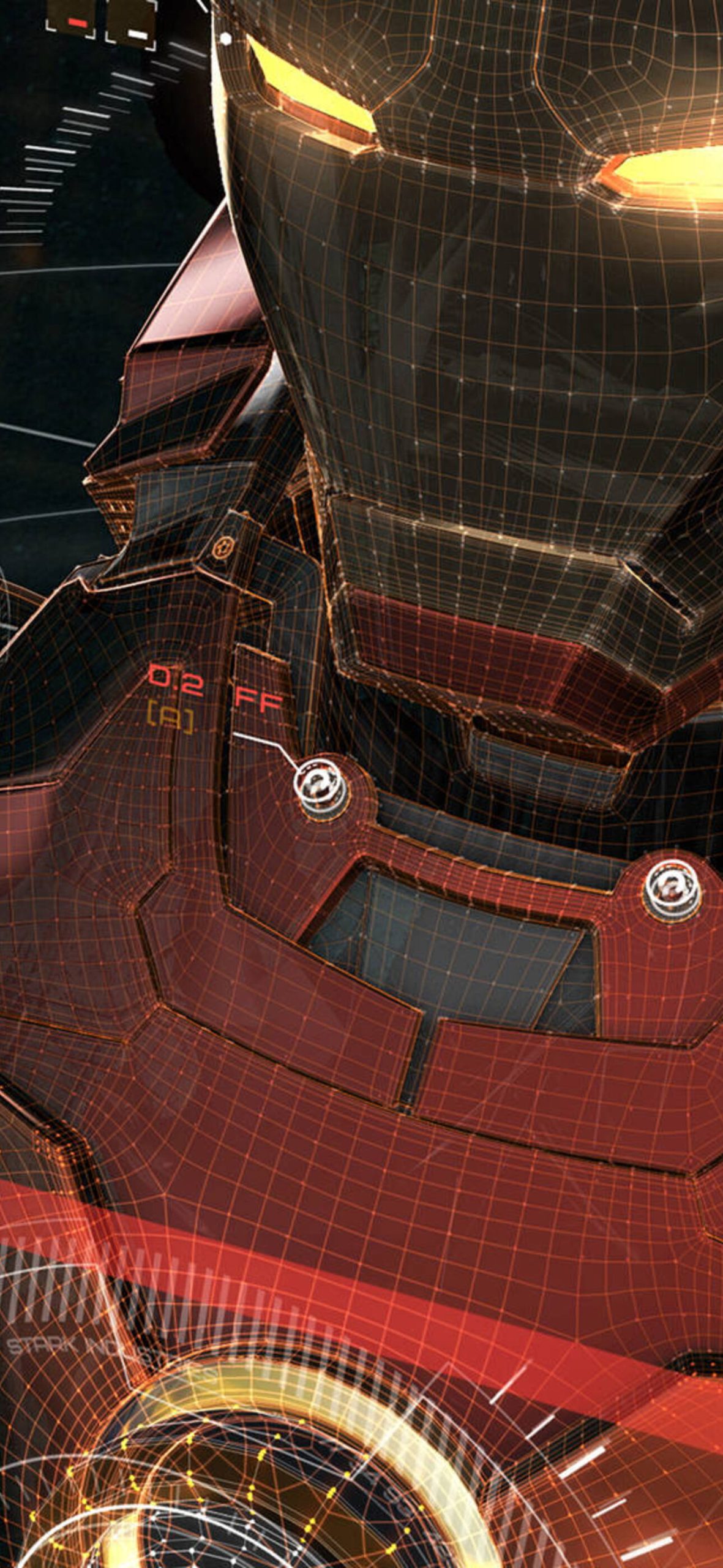 Iron Man Beam Avenger 3D Superhero Wallpaper