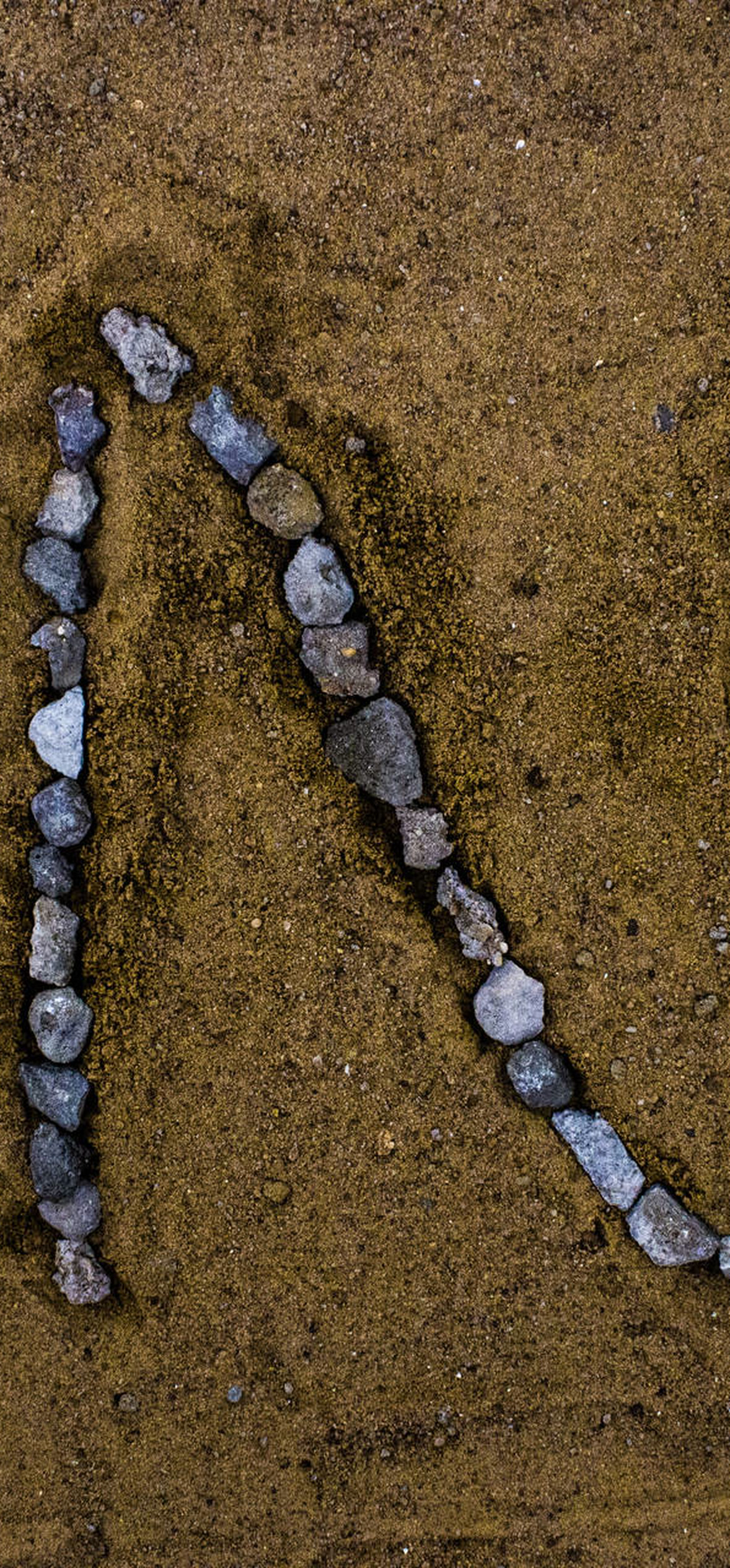 Pebbles Letter N – Ultra HD iPhone 18 Nature Wallpapers