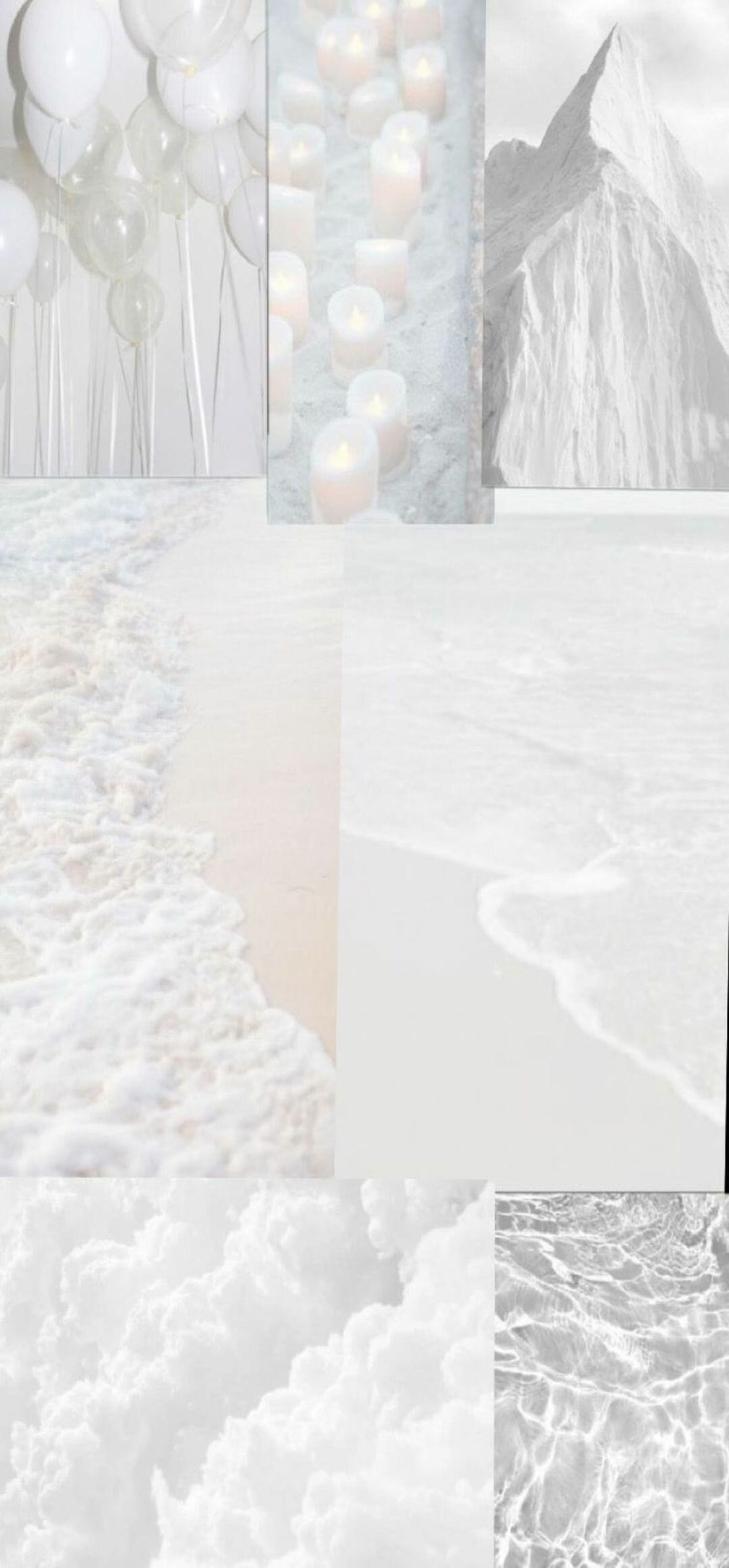 White Pastel Balloons Clouds – Ultra HD iPhone 18 Nature Wallpapers