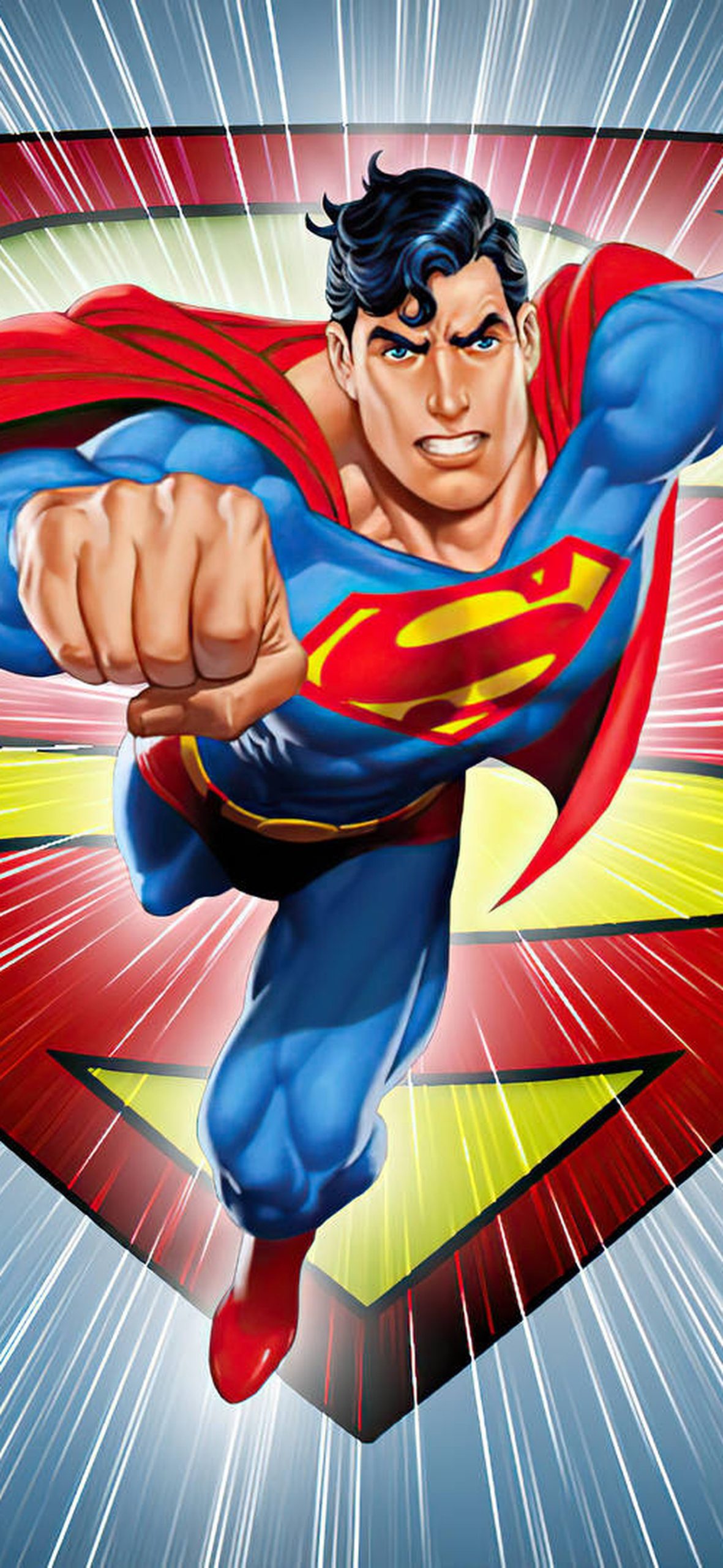 Animated Flying Superman Logo Desktop – Ultra HD iPhone 18 Superhero Wallpapers