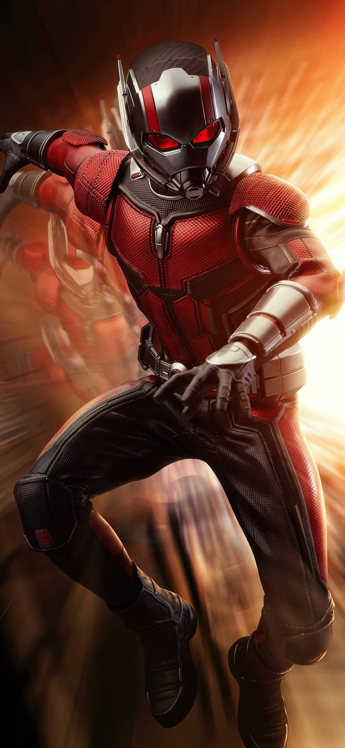 Ant Man Superhero Black Helmet – Ultra HD iPhone 18 Superhero Wallpapers