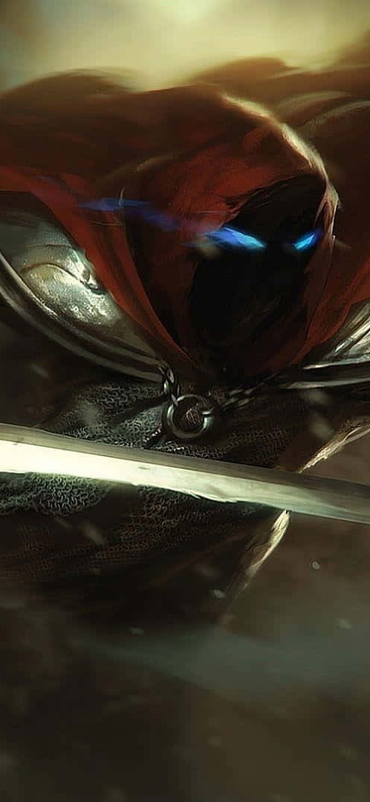 Awesome HD Gaming Shiny Armor Red Cape – Ultra HD iPhone 18 Superhero Wallpapers