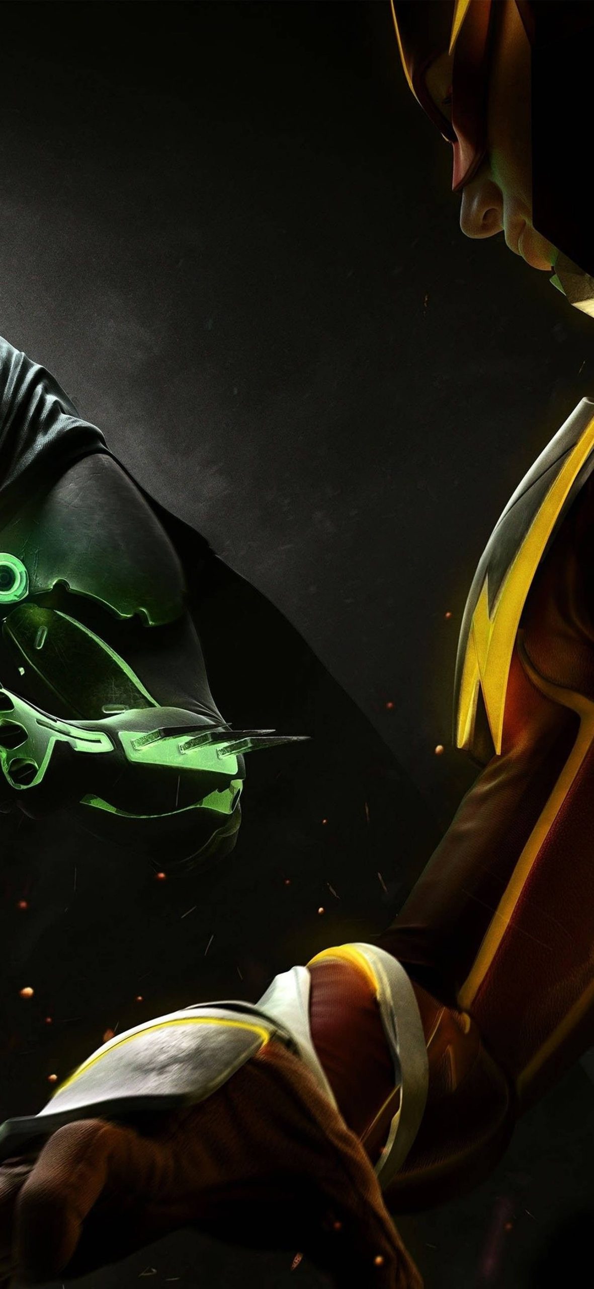Batman And Flash In Battle 4K PS4 – Ultra HD iPhone 18 Superhero Wallpapers
