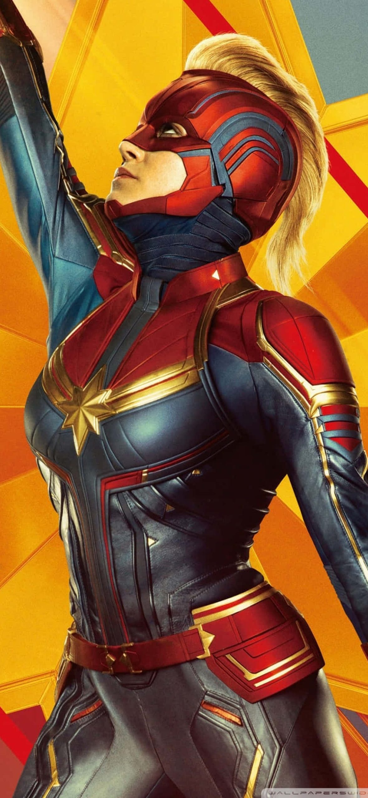 Superhero Carol Danvers A.K.A. Captain Marvel – Ultra HD iPhone 18 Superhero Wallpapers