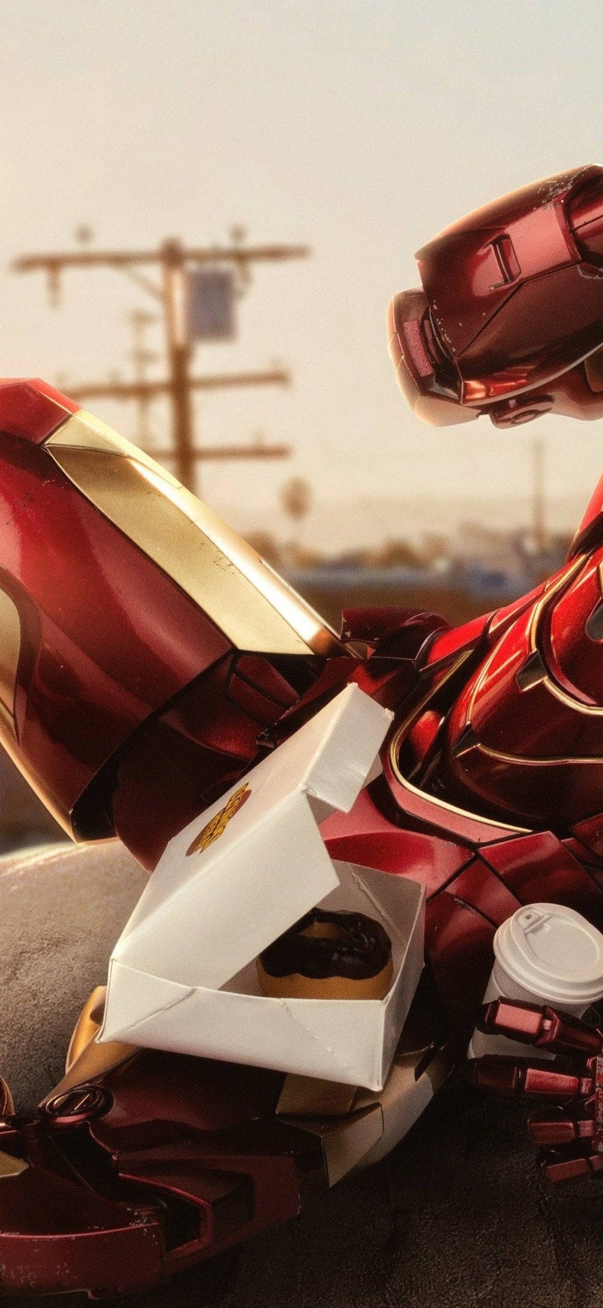 Chilling Tony Stark Iron Man Superhero – Ultra HD iPhone 18 Superhero Wallpapers