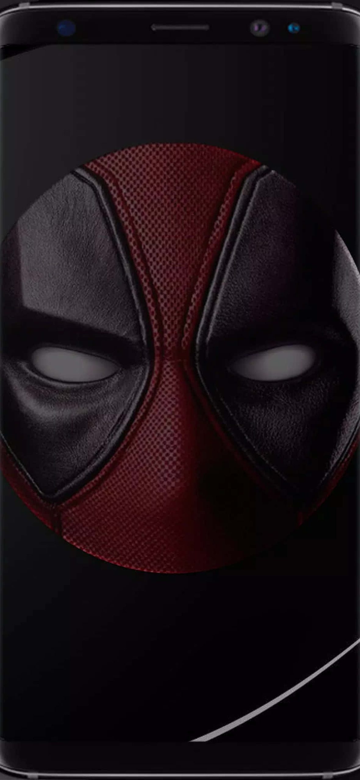 Realistic Deadpool Logo Phone – Ultra HD iPhone 18 Superhero Wallpapers