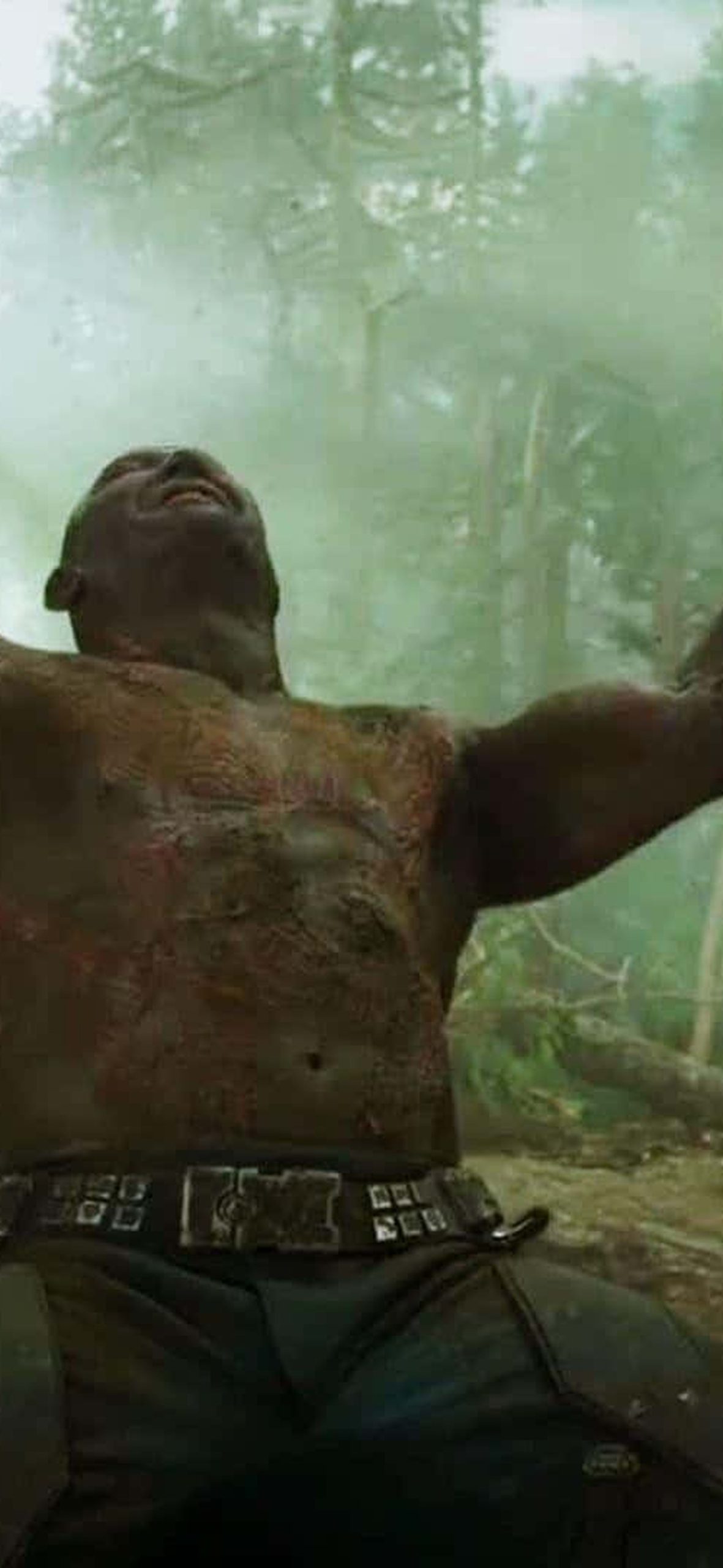 Drax the Destroyer stands proudly – Ultra HD iPhone 18 Superhero Wallpapers