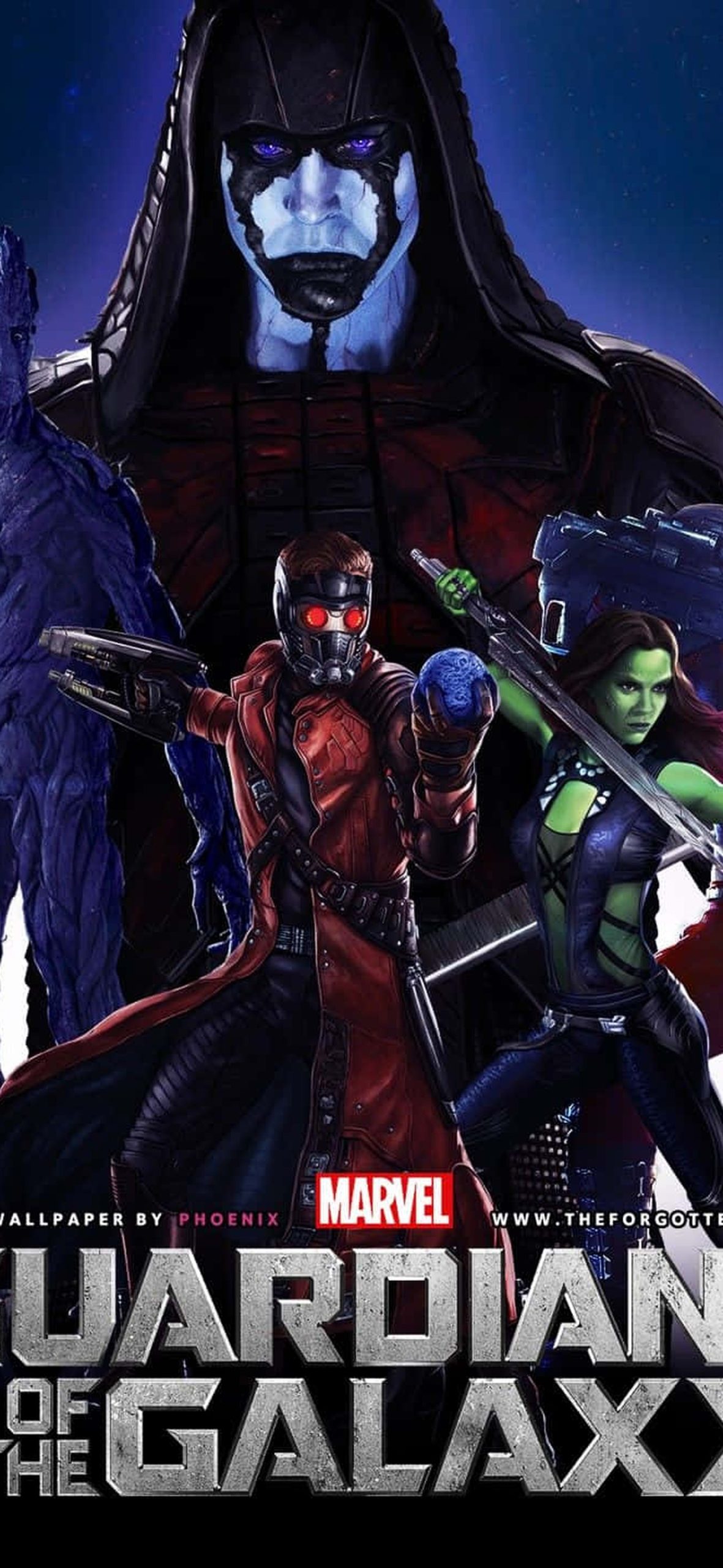 Marvel’s Drax the Destroyer – Ultra HD iPhone 18 Superhero Wallpapers