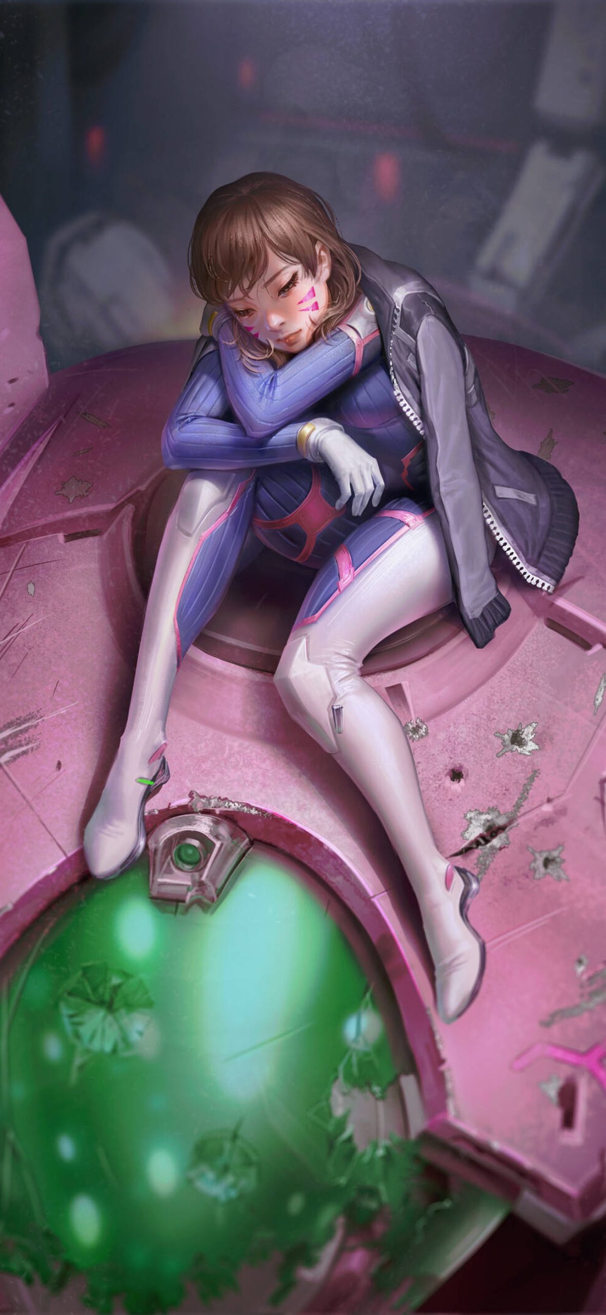 “Dva taking control of the battlefield in her cutting-edge mech suit!” – Ultra HD iPhone 18 Superhero Wallpapers