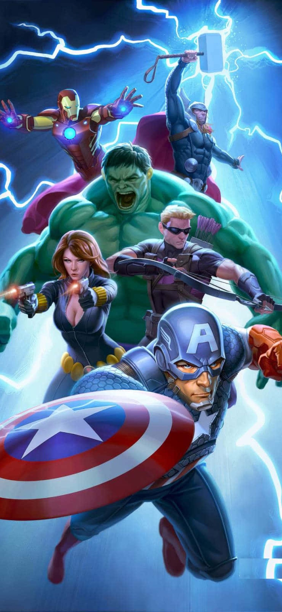 Photo Earth’s Mightiest Heroes Assemble – Ultra HD iPhone 18 Superhero Wallpapers