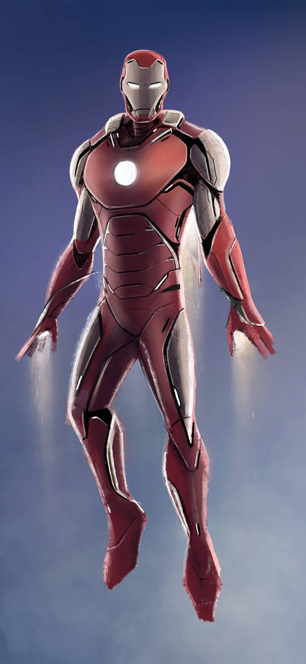 Flying Digital Art Of Superhero Iron Man – Ultra HD iPhone 18 Superhero Wallpapers