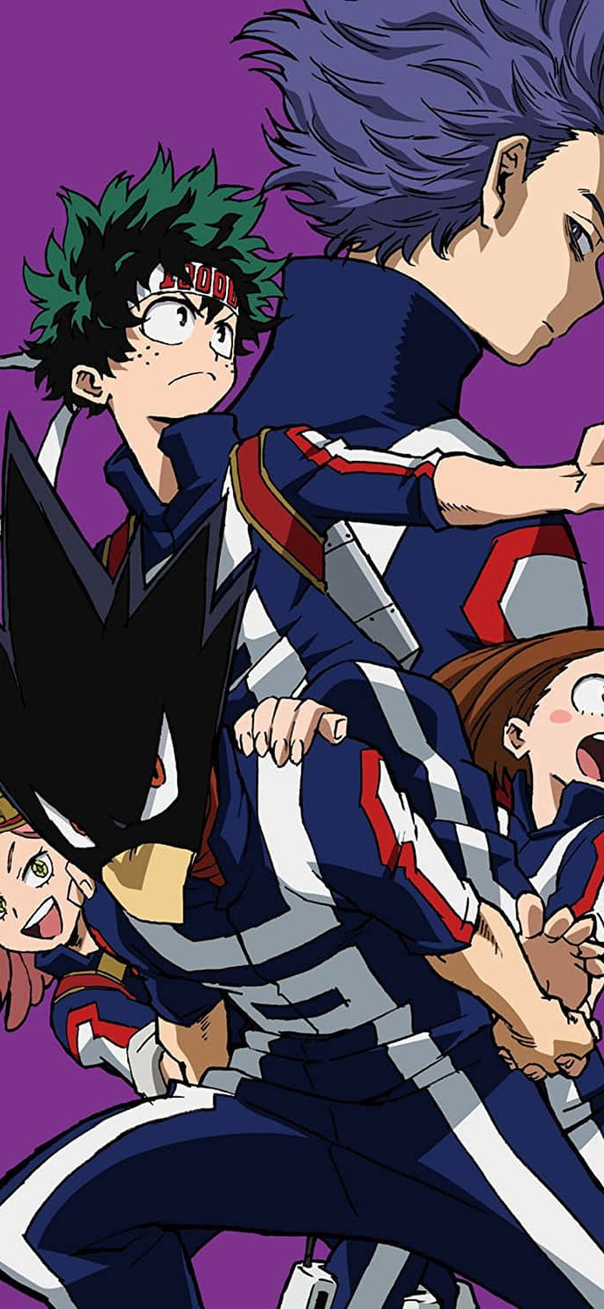 Fumikage Tokoyami in Hero Costume Ready to Take on Any Villain – Ultra HD iPhone 18 Superhero Wallpapers