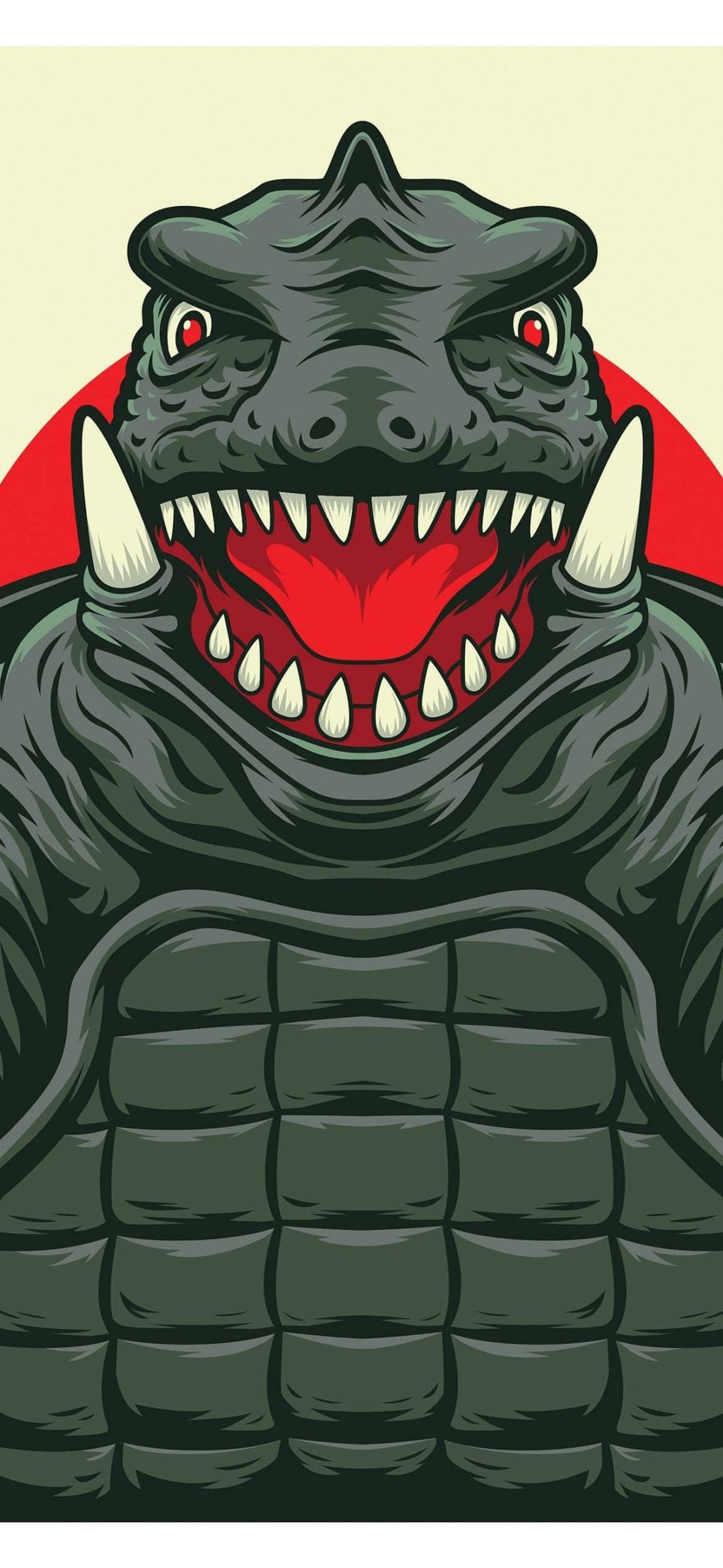 Gamera, the Guardian of the Universe, soaring through the sky – Ultra HD iPhone 18 Superhero Wallpapers