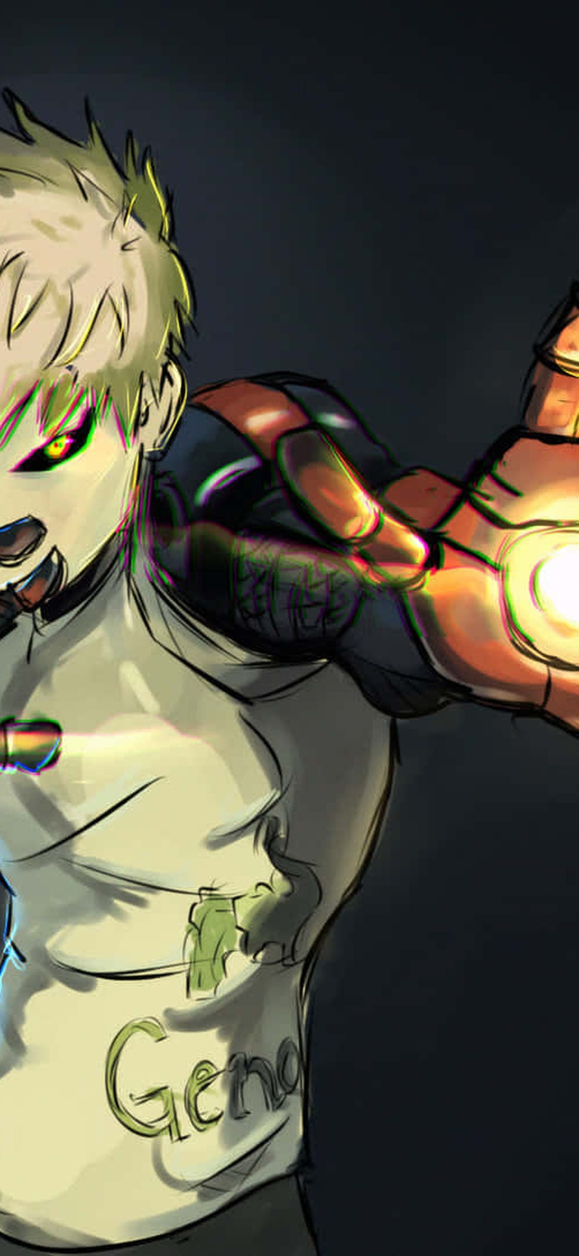 The Ultimate Battle Machine, Genos – Ultra HD iPhone 18 Superhero Wallpapers