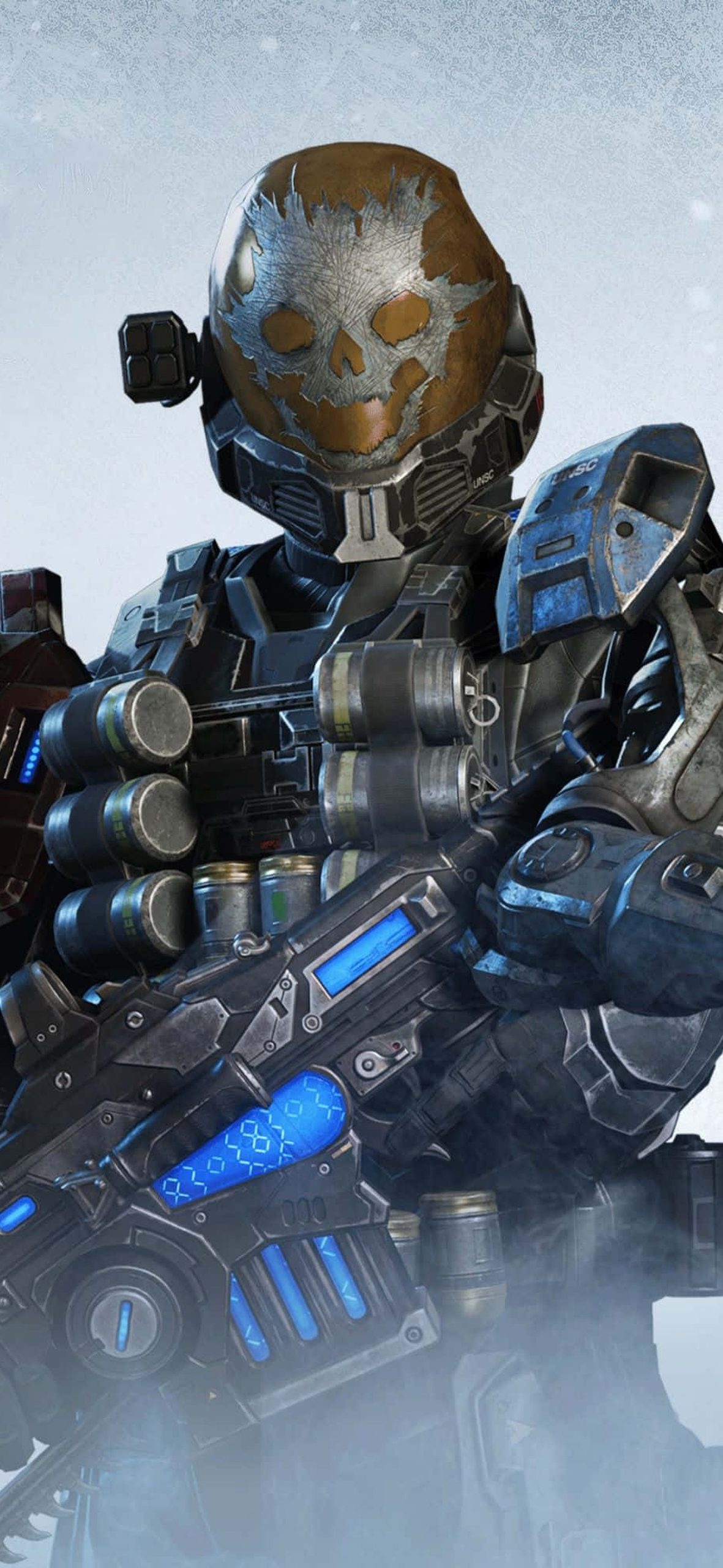 Emile A-239, the fierce Spartan-III supersoldier from the Halo series – Ultra HD iPhone 18 Superhero Wallpapers