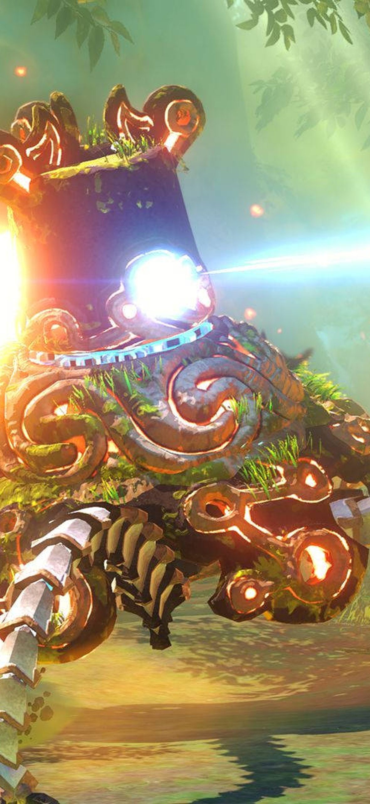 Link battle ready as a Guardian looks on – Ultra HD iPhone 18 Superhero Wallpapers