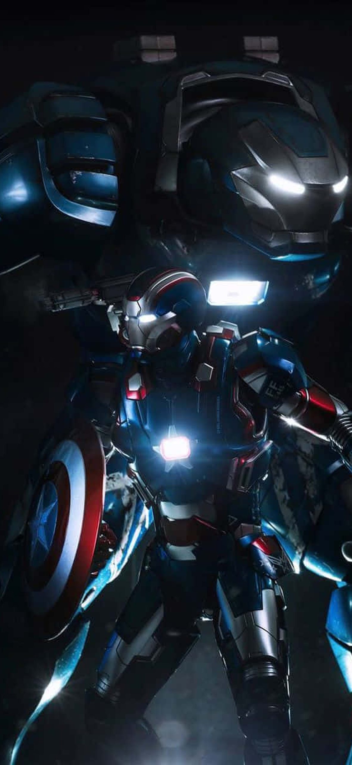 Marvel’s James Rhodes Preparing for Battle – Ultra HD iPhone 18 Superhero Wallpapers