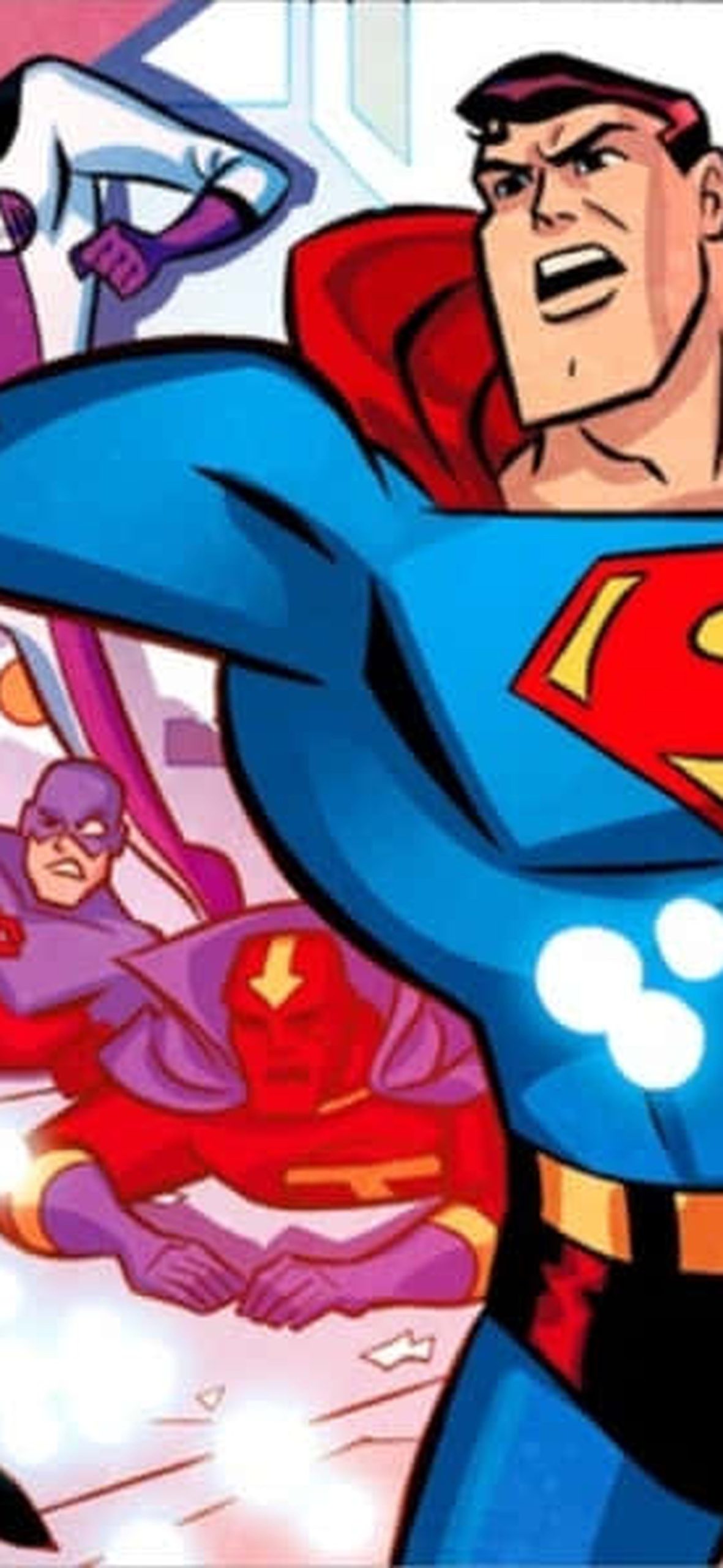 Justice League Unlimited Team in Action – Ultra HD iPhone 18 Superhero Wallpapers