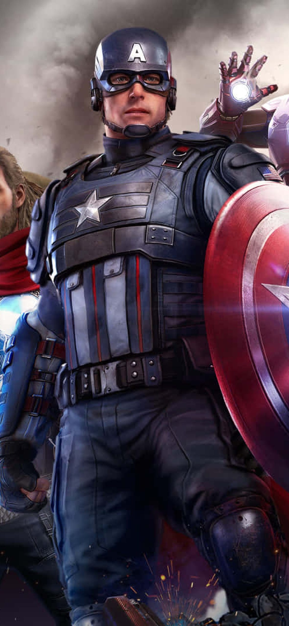 Dominate Your Foes as Your Favorite Marvel Superhero in Marvel’s PlayStation 4game – Ultra HD iPhone 18 Superhero Wallpapers