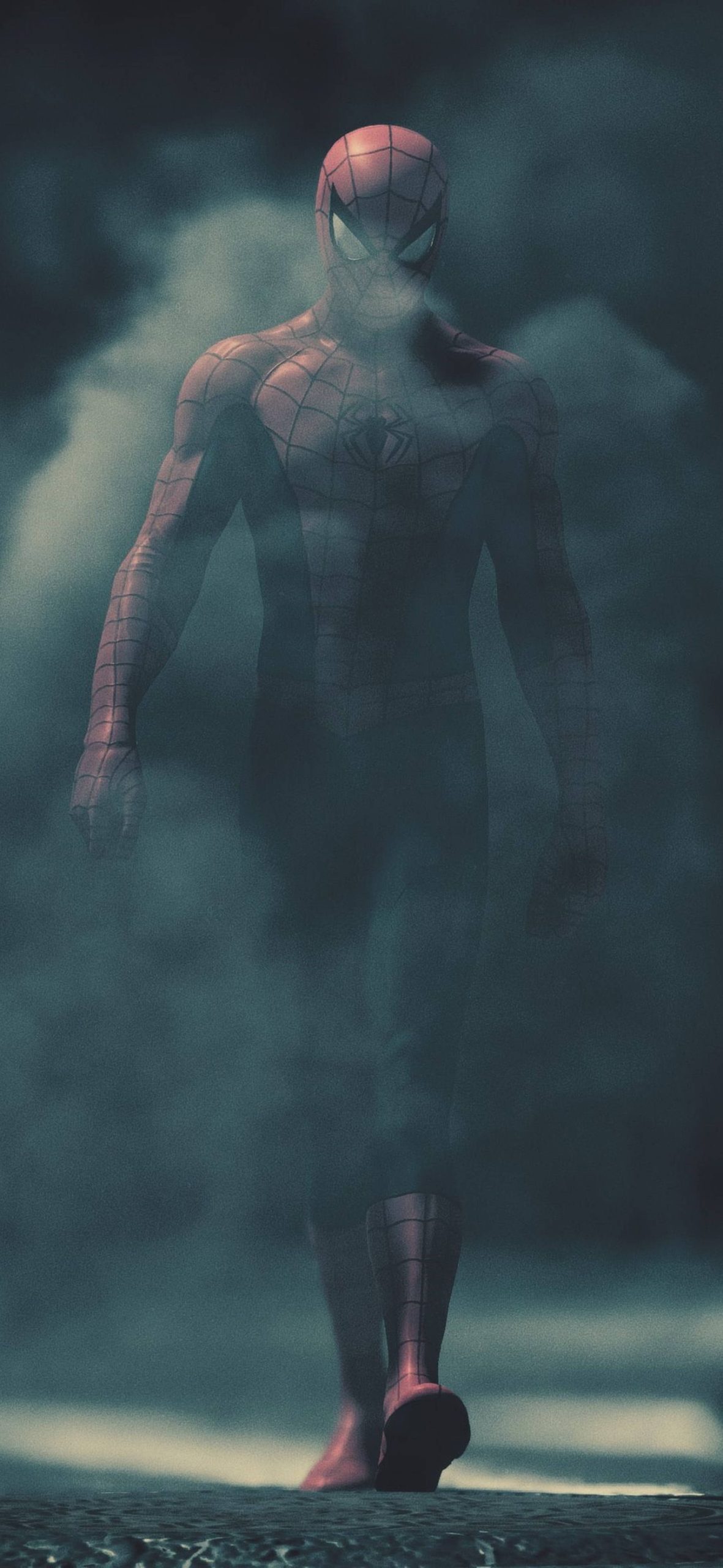 Marvel Spiderman Walking Through Smoke 4K PS4 – Ultra HD iPhone 18 Superhero Wallpapers