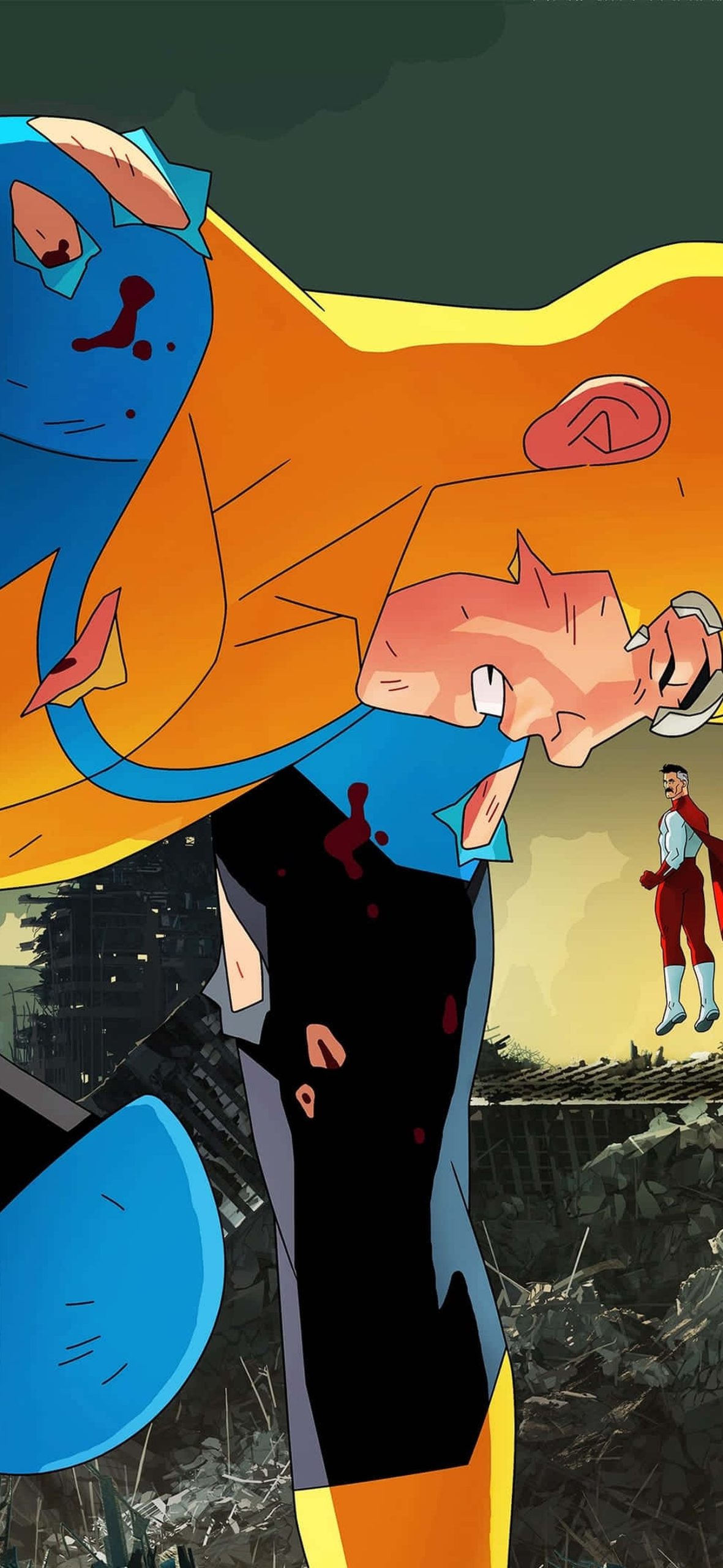 Behold Omni Man – the Ultimate Superhero – Ultra HD iPhone 18 Superhero Wallpapers