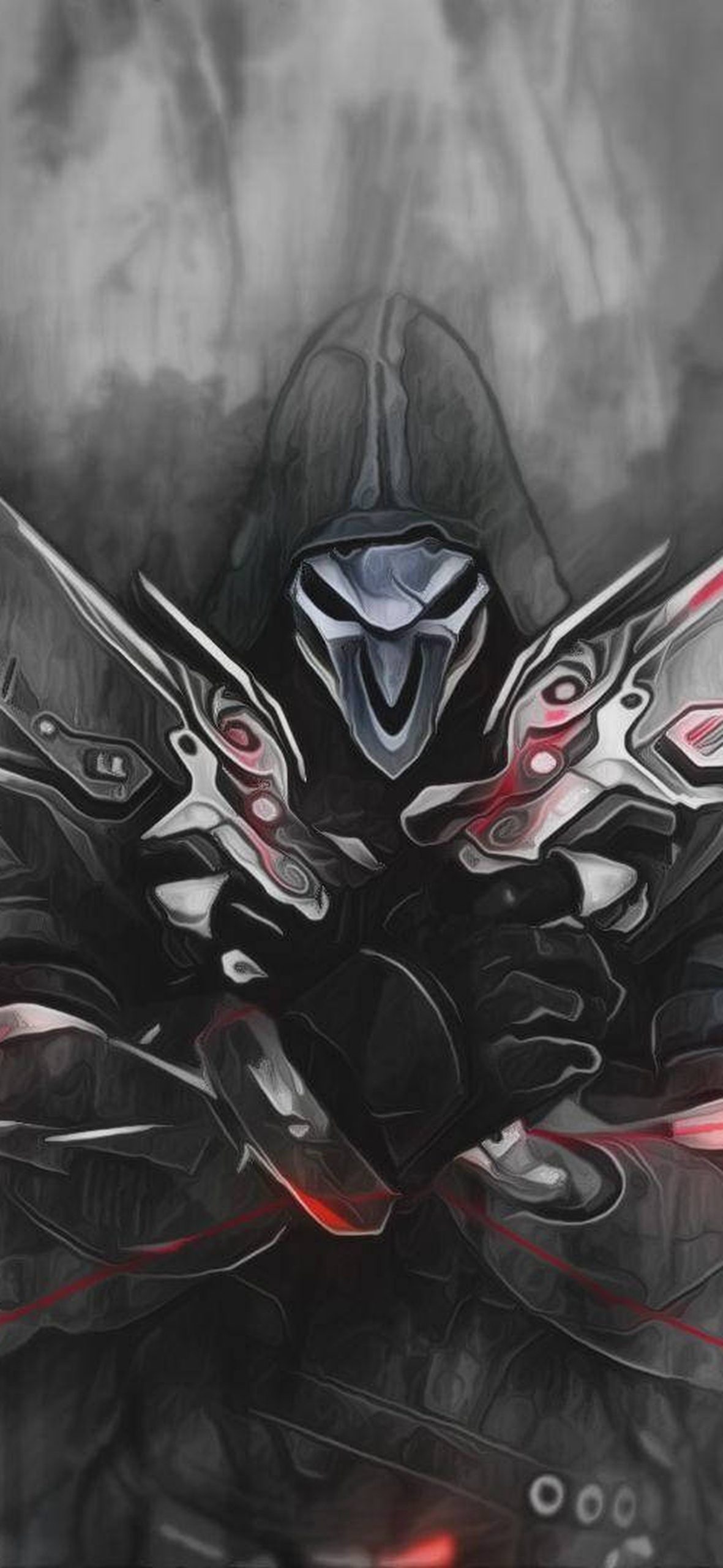Reaper, Overwatch’s Elite Mercenary – Ultra HD iPhone 18 Superhero Wallpapers
