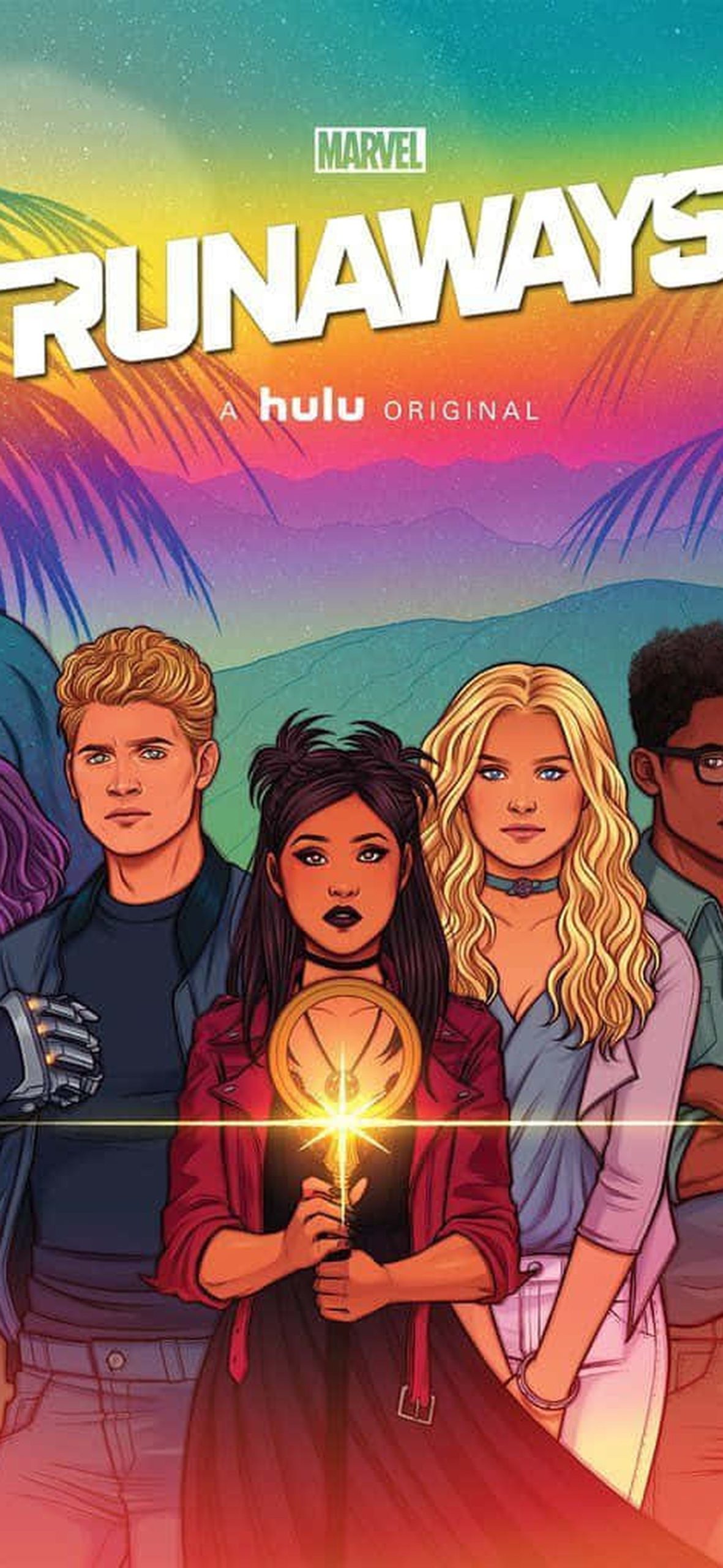 The Runaways assemble for action – Ultra HD iPhone 18 Superhero Wallpapers