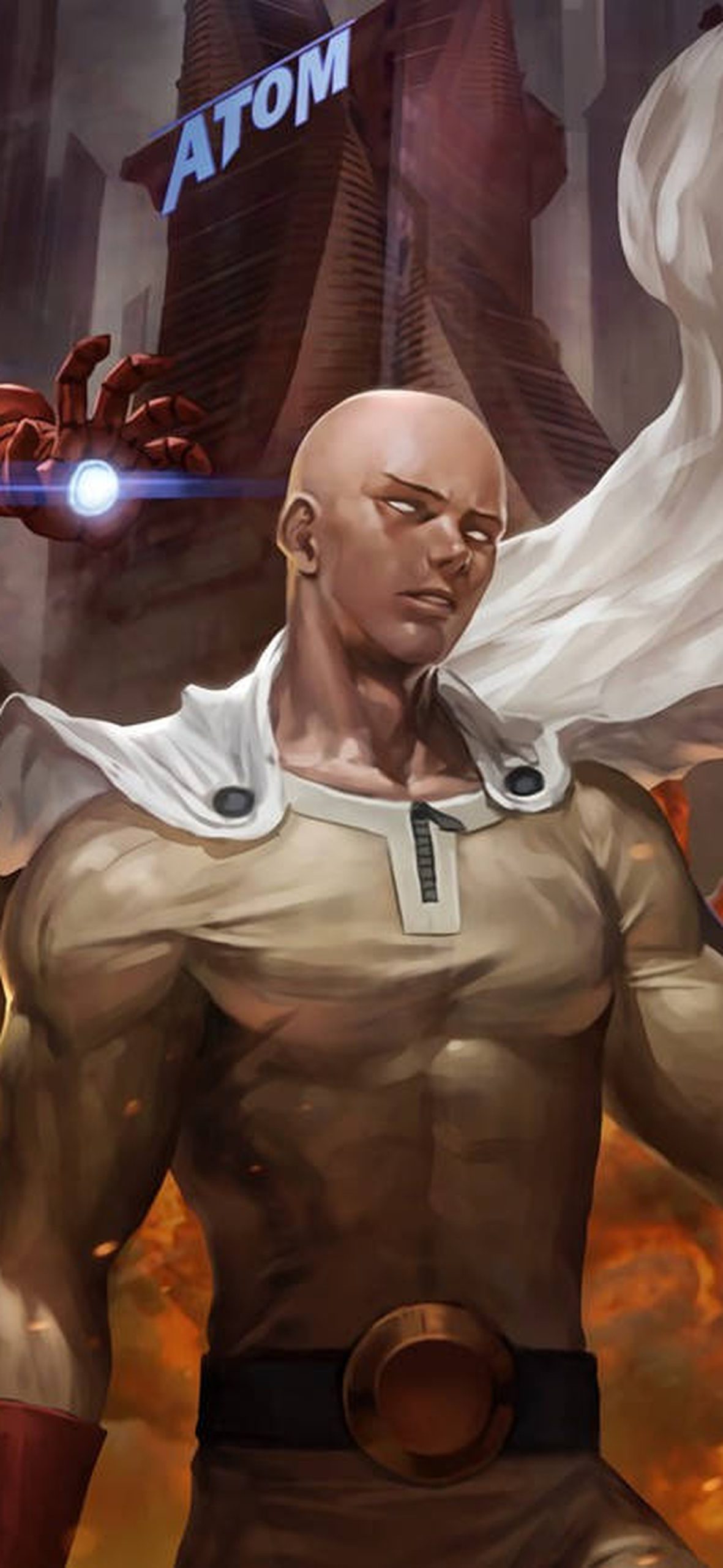 Saitama And The Super Heroes – Ultra HD iPhone 18 Superhero Wallpapers