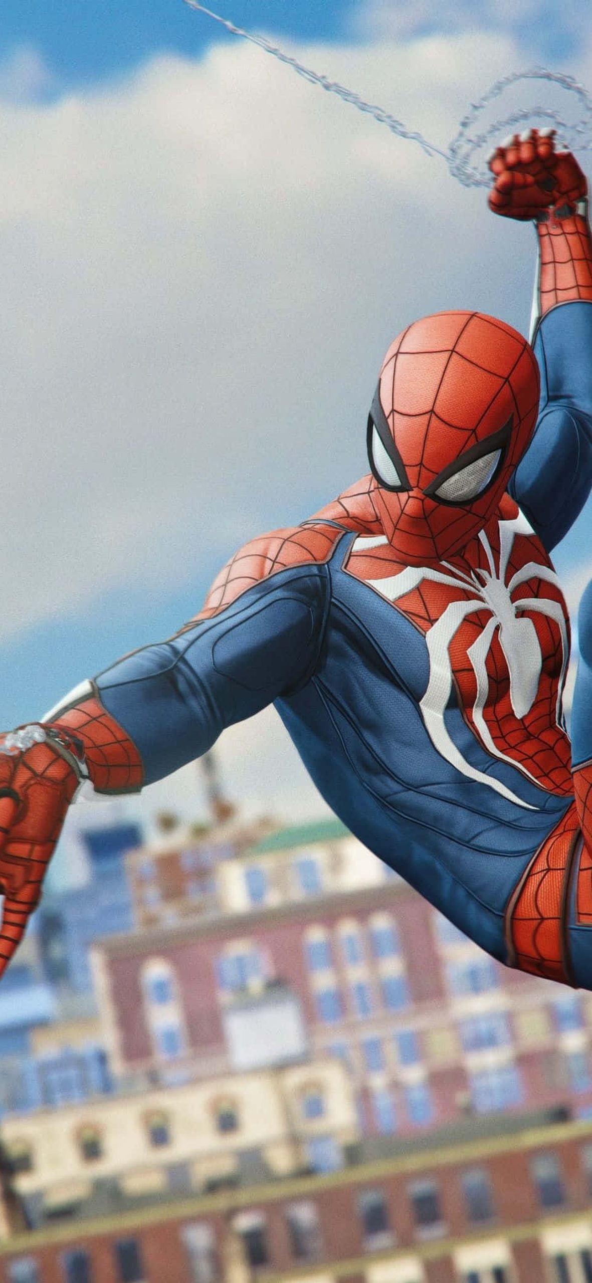 Spider Man Ps4 4K Building Swinging Video Game – Ultra HD iPhone 18 Superhero Wallpapers