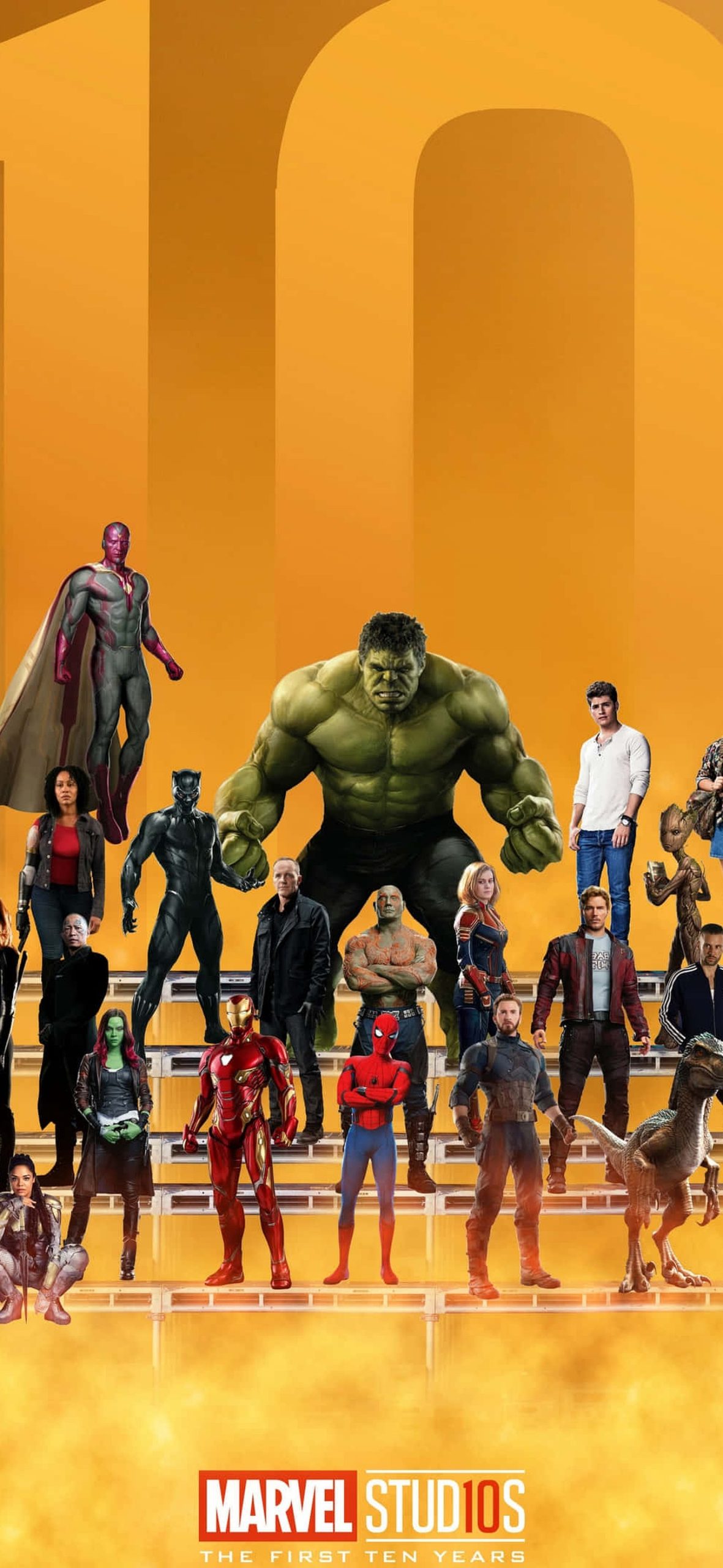 A Team United by Superpowers – Ultra HD iPhone 18 Superhero Wallpapers