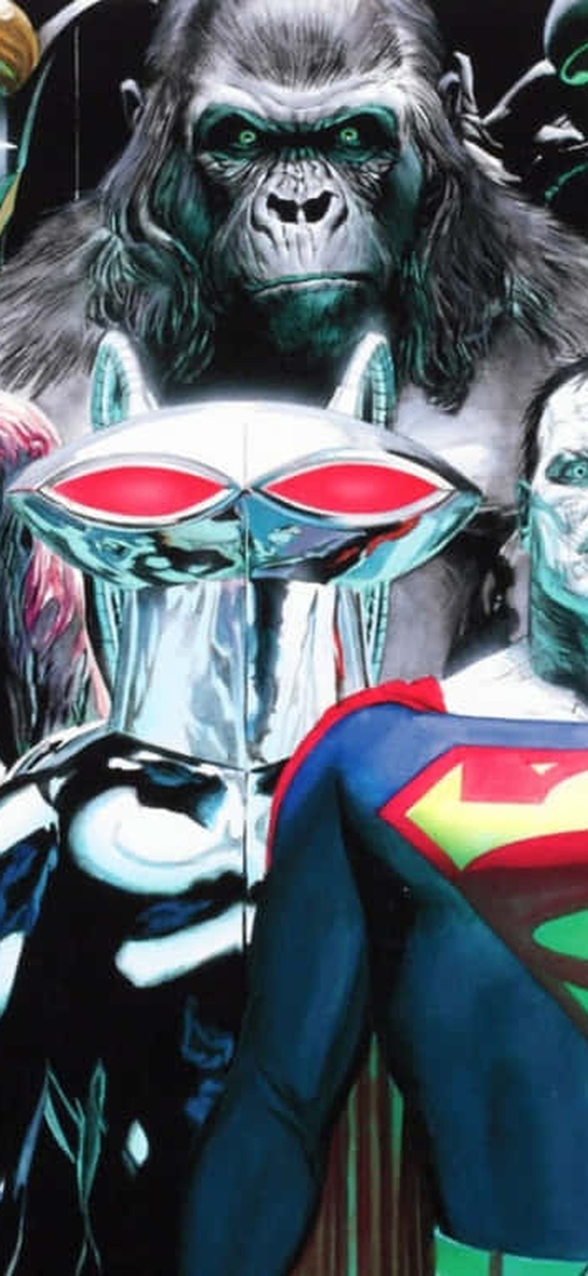 A Super Team of Supervillains – Ultra HD iPhone 18 Superhero Wallpapers