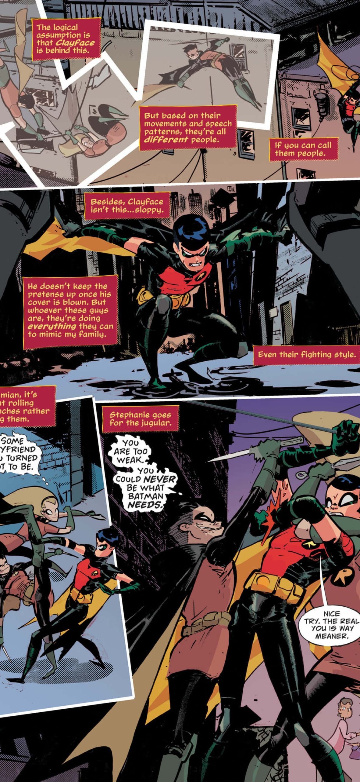 Confident Tim Drake showcasing superhero skillset – Ultra HD iPhone 18 Superhero Wallpapers