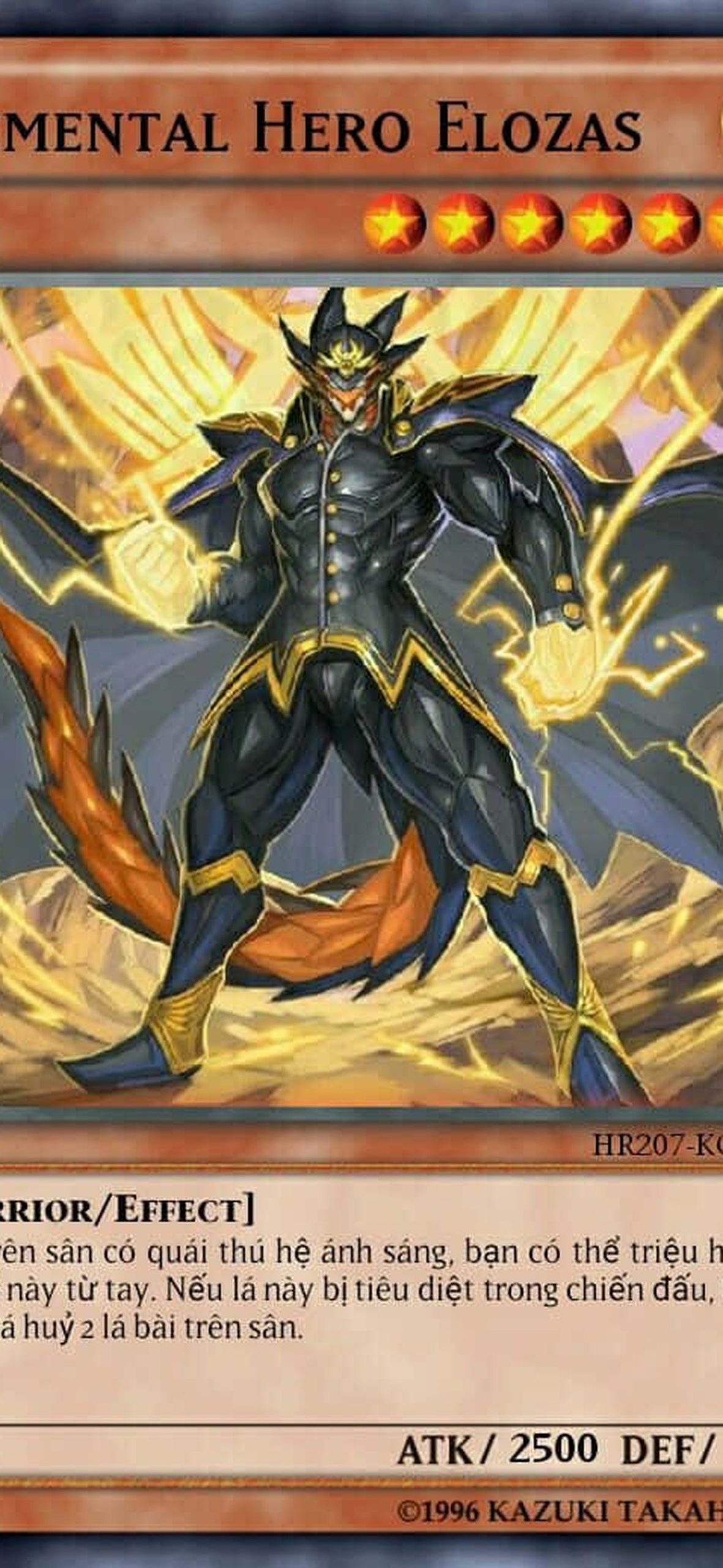 A fierce Elemental HERO fusion monster ready for battle in Yu-Gi-Oh! – Ultra HD iPhone 18 Superhero Wallpapers