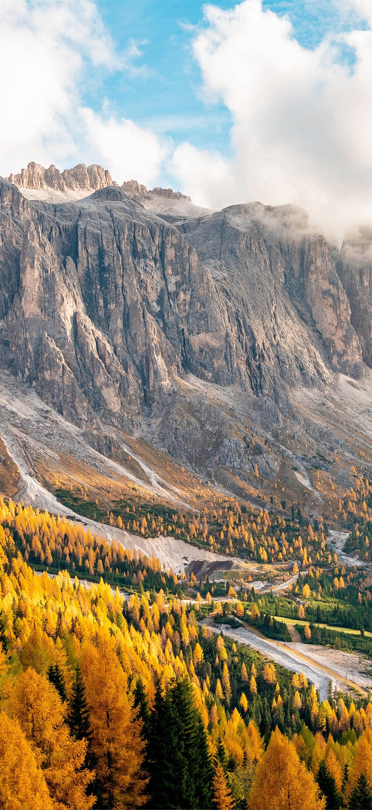 Autumn iPhone Italy Gardena Pass – Ultra HD iPhone 18 Landscape Wallpapers