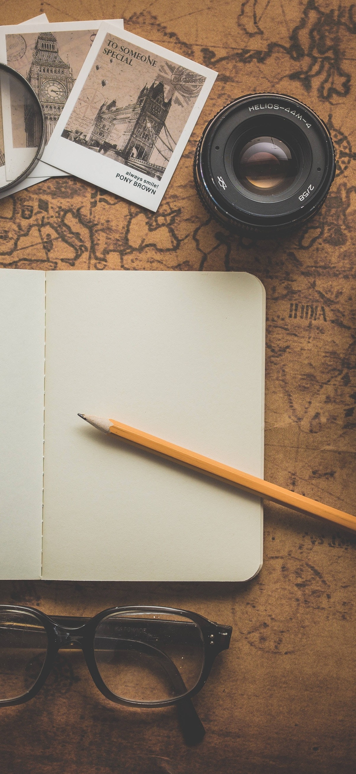 Travel 4K Vintage Map – Ultra HD iPhone 18 Landscape Wallpapers